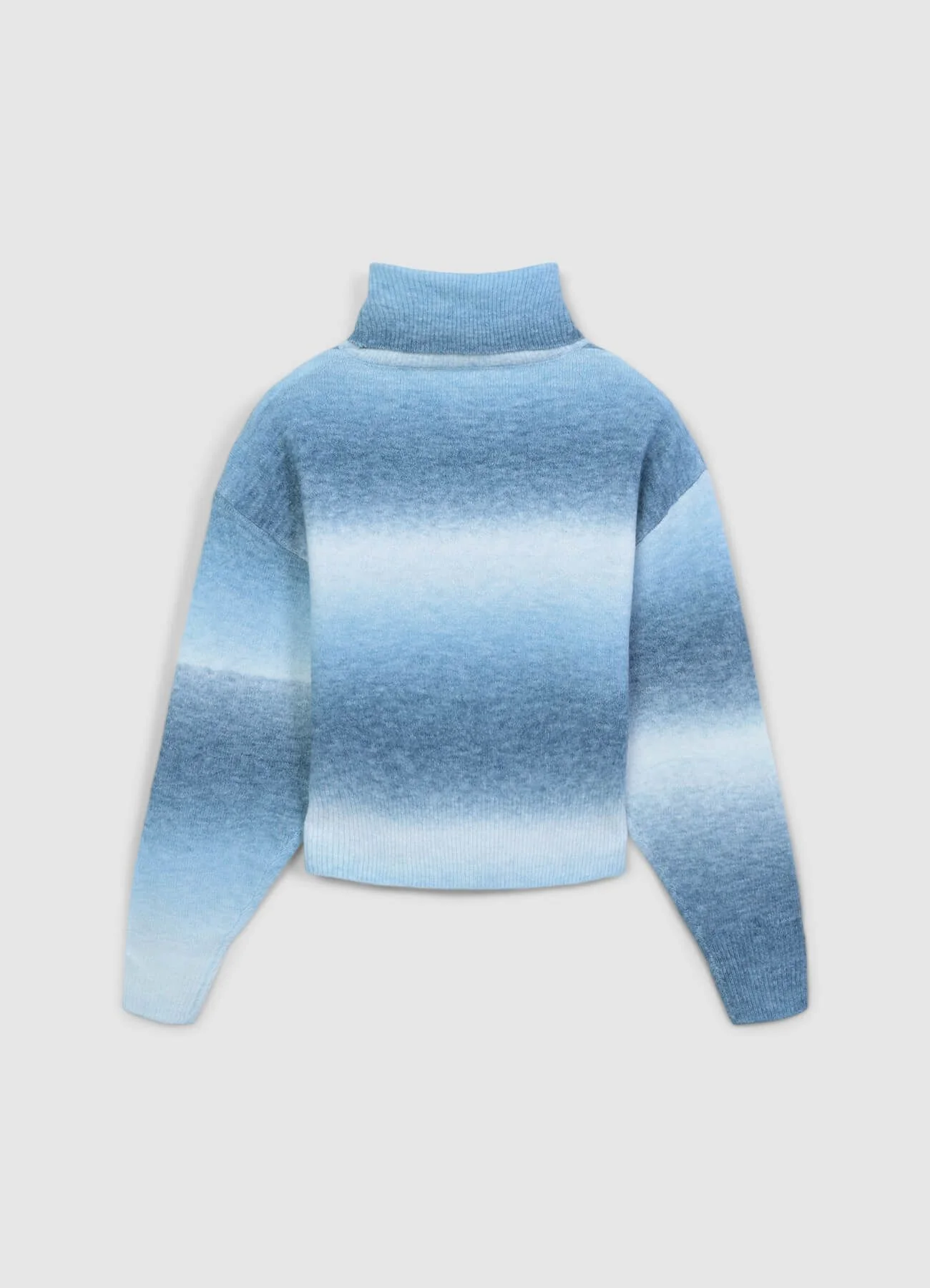 Maglia dolcevita fantasia sfumata - Image 5