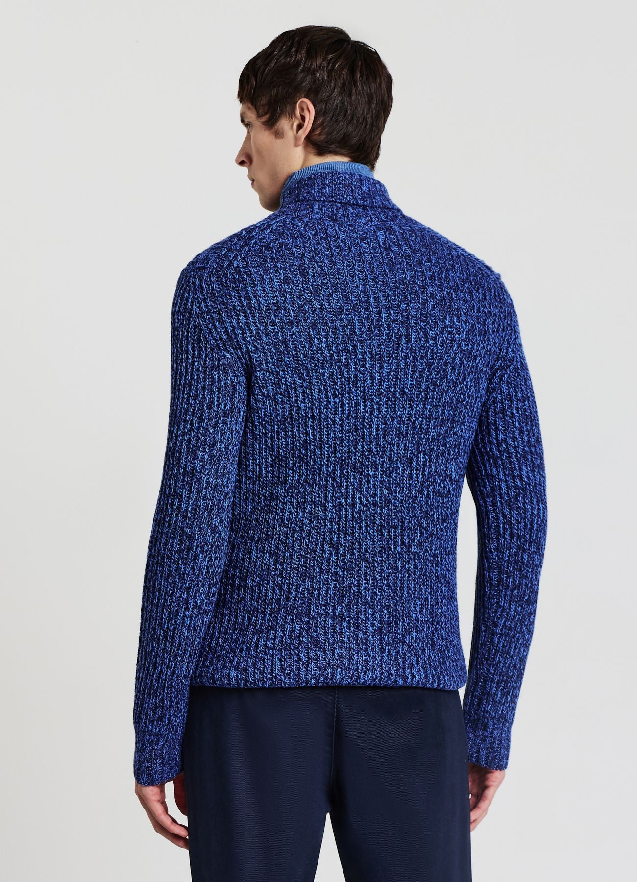 Maglia dolcevita melange