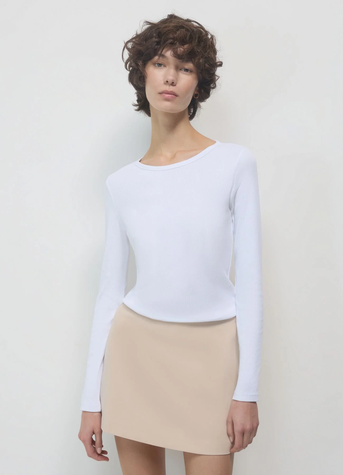 Maglia girocollo a costine - Image 3