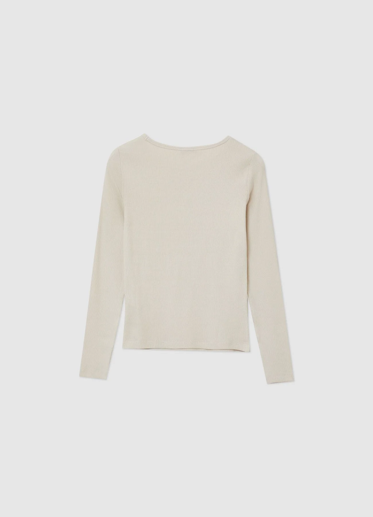 Maglia girocollo a costine - Image 6