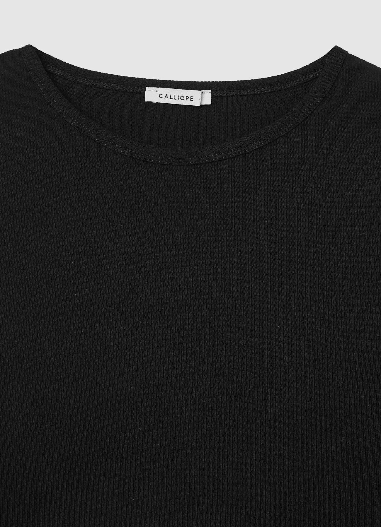 Maglia girocollo a costine - Image 6