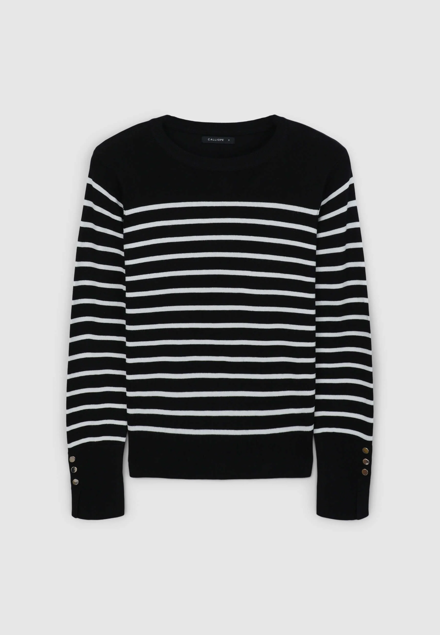 Maglia girocollo a righe - Image 6