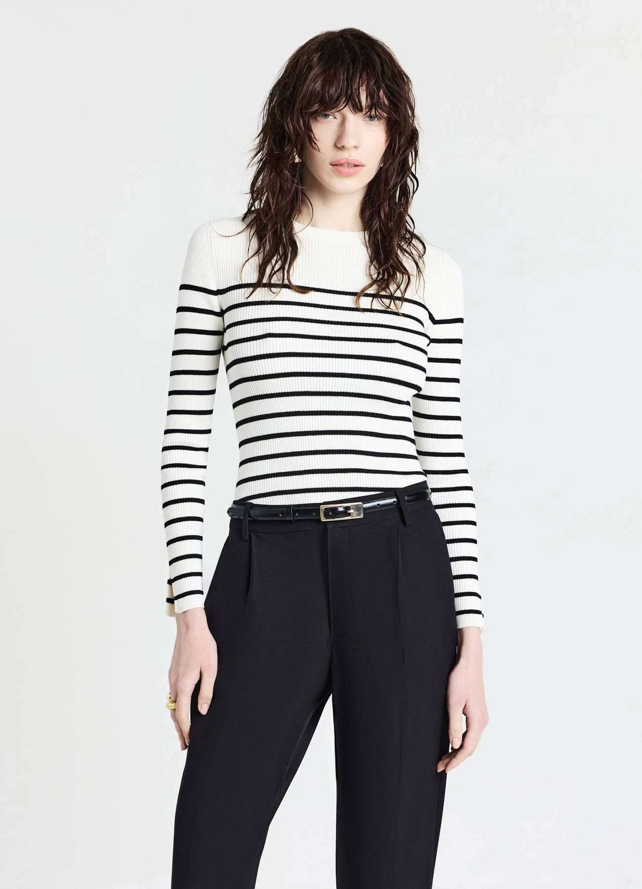 Maglia  girocollo a righe - Image 7