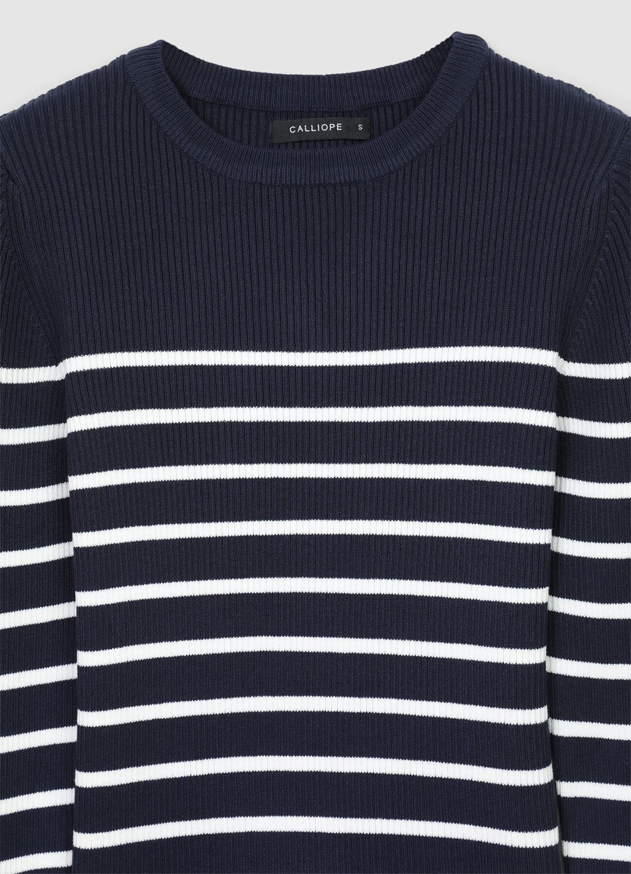 Maglia girocollo a righe - Image 6