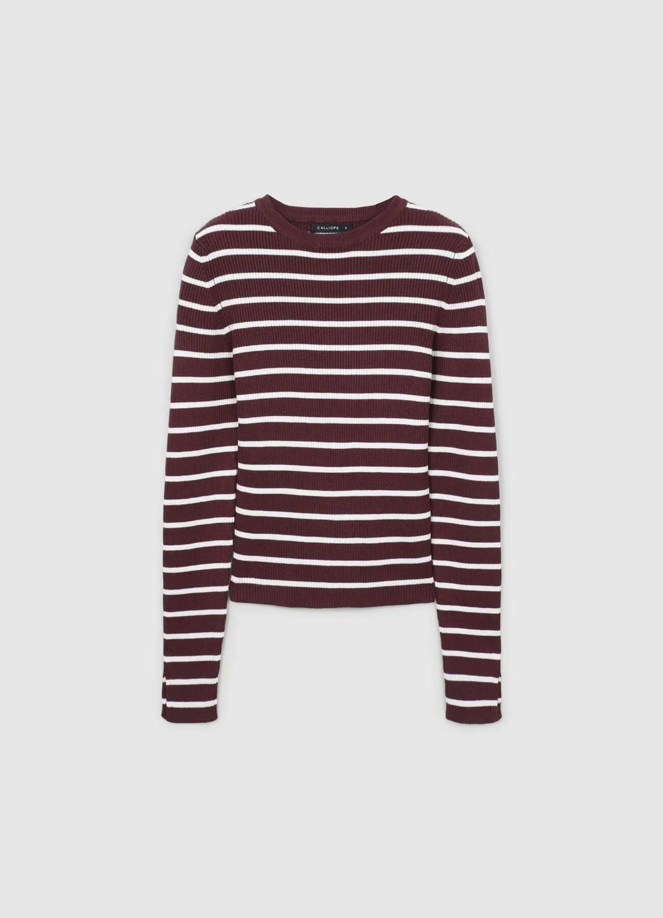 Maglia girocollo a righe - Image 4