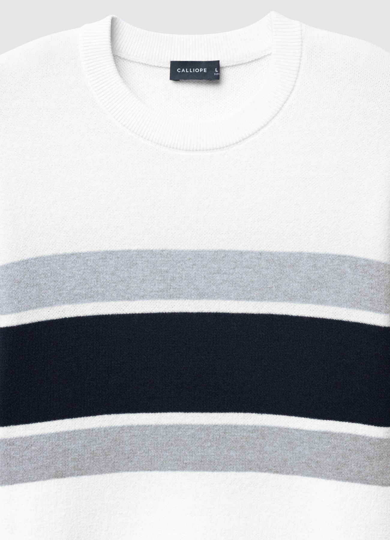 Maglia girocollo con bande - Image 6