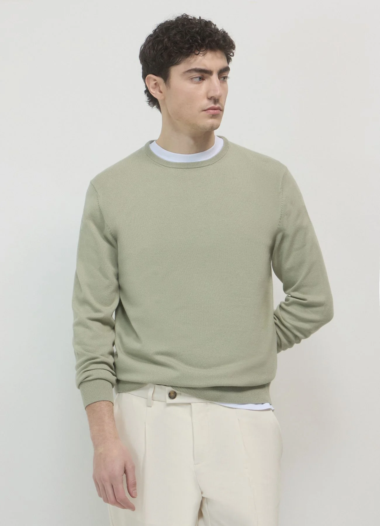 Maglia girocollo cotone - Image 2