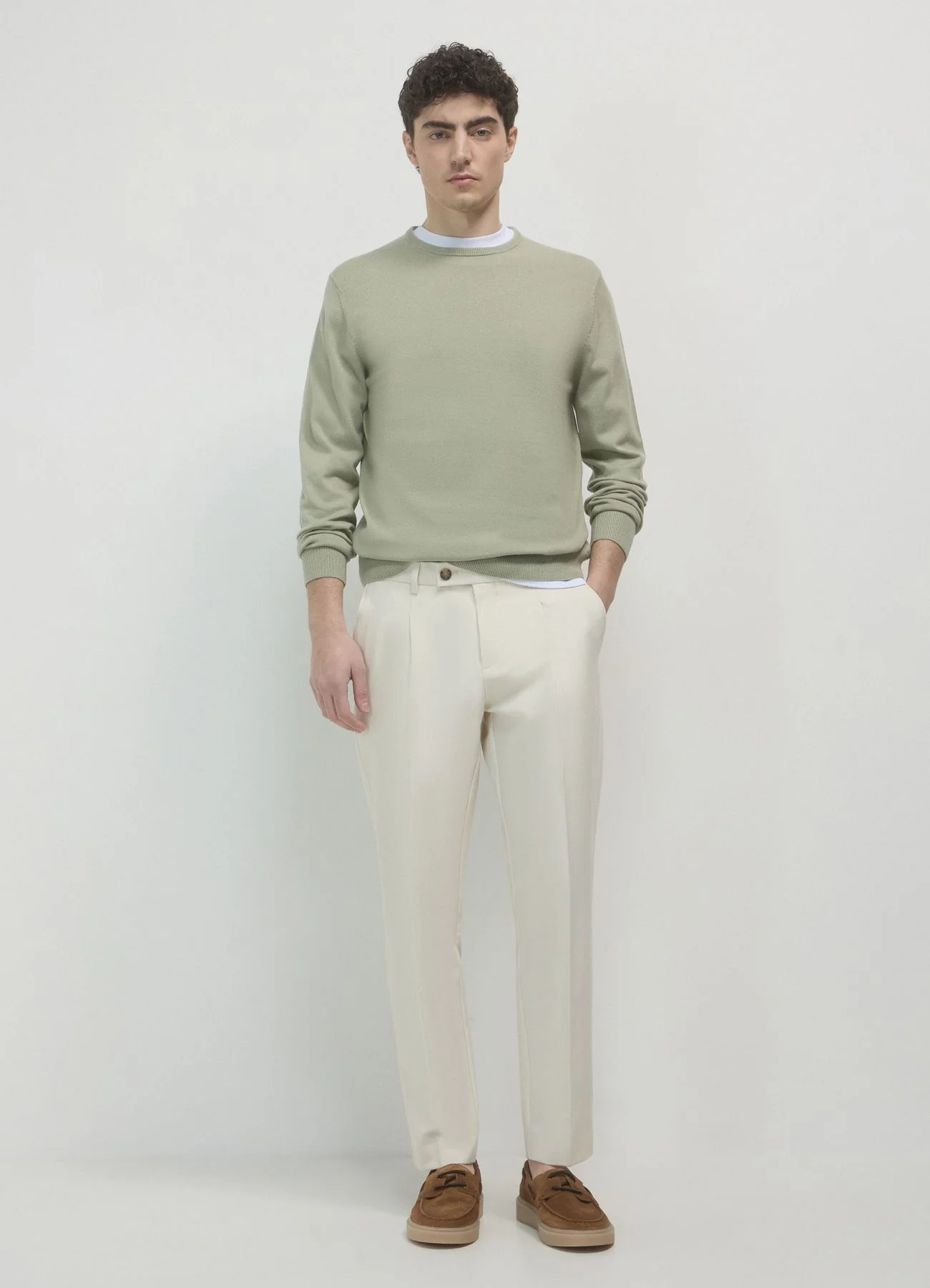 Maglia girocollo cotone - Image 3