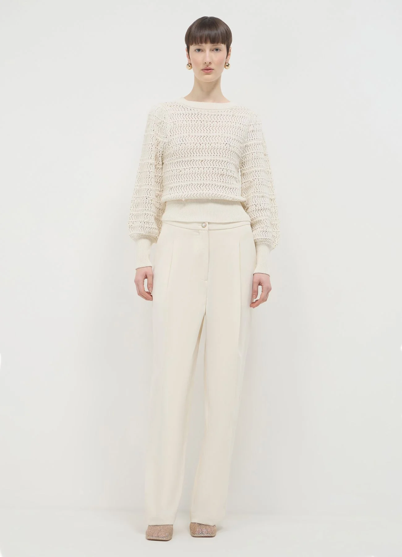Maglia girocollo perle - Image 4