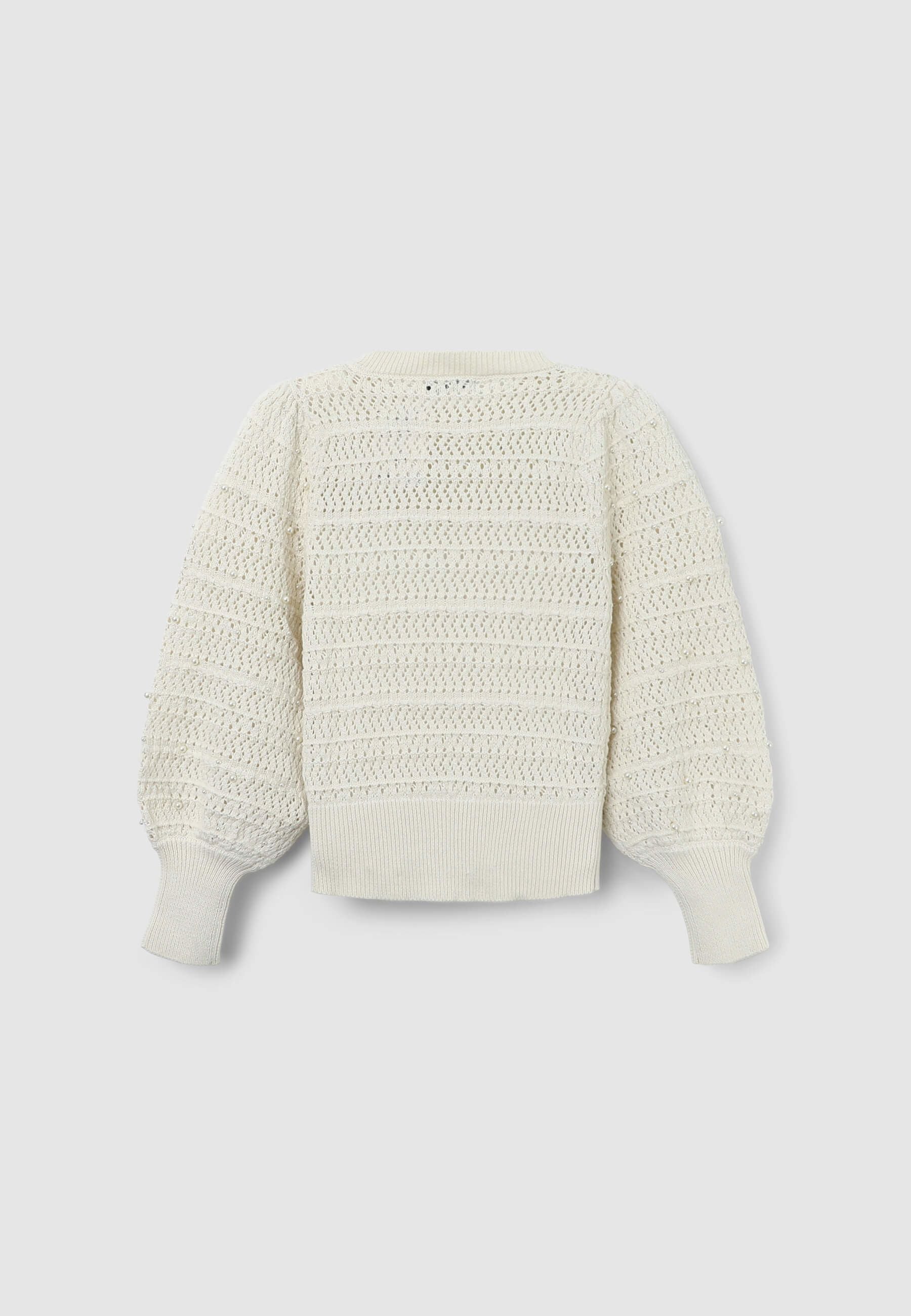 Maglia girocollo perle - Image 7