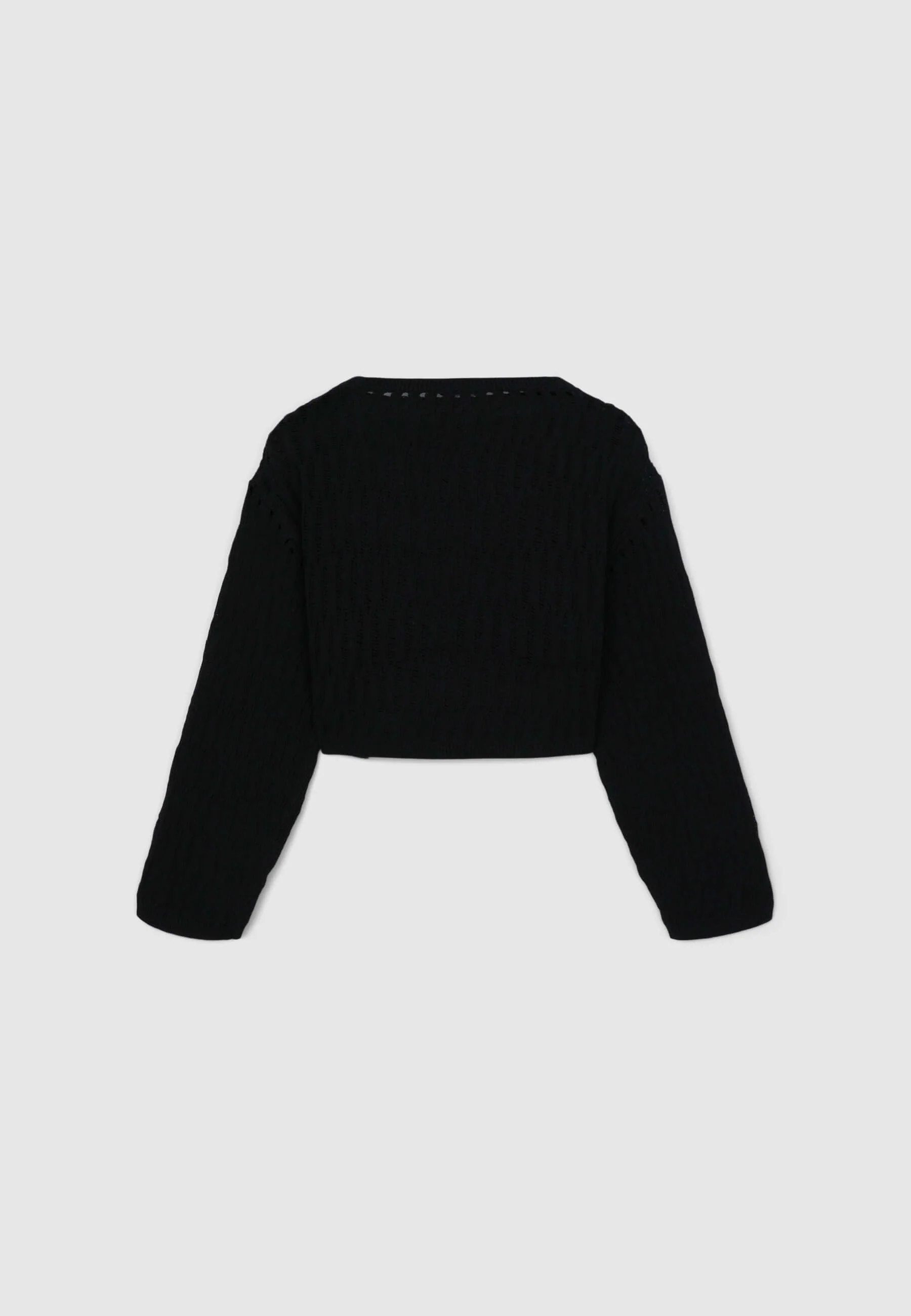 Maglia girocollo traforata - Image 6