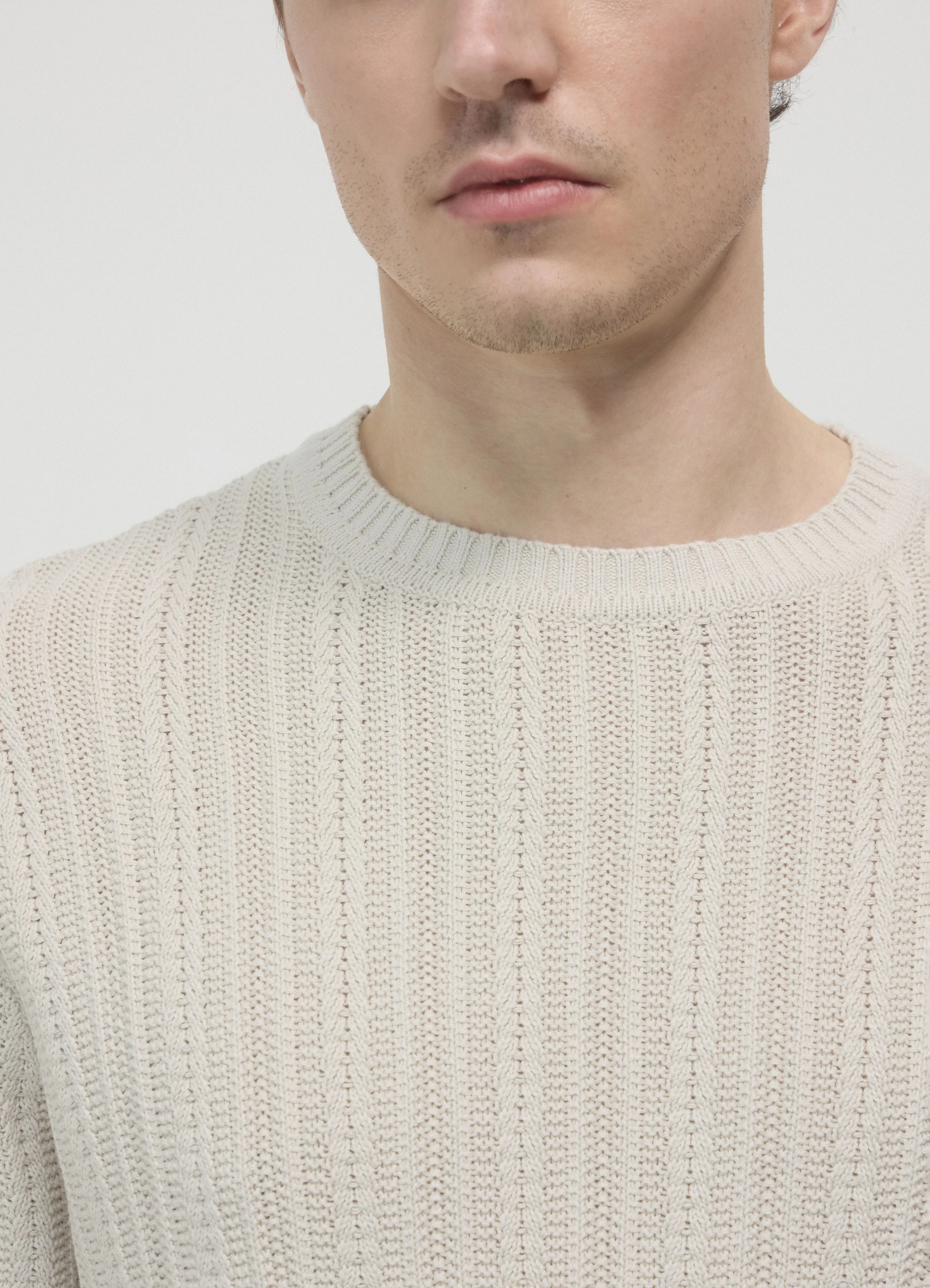 Maglia girocollo trecce - Image 3