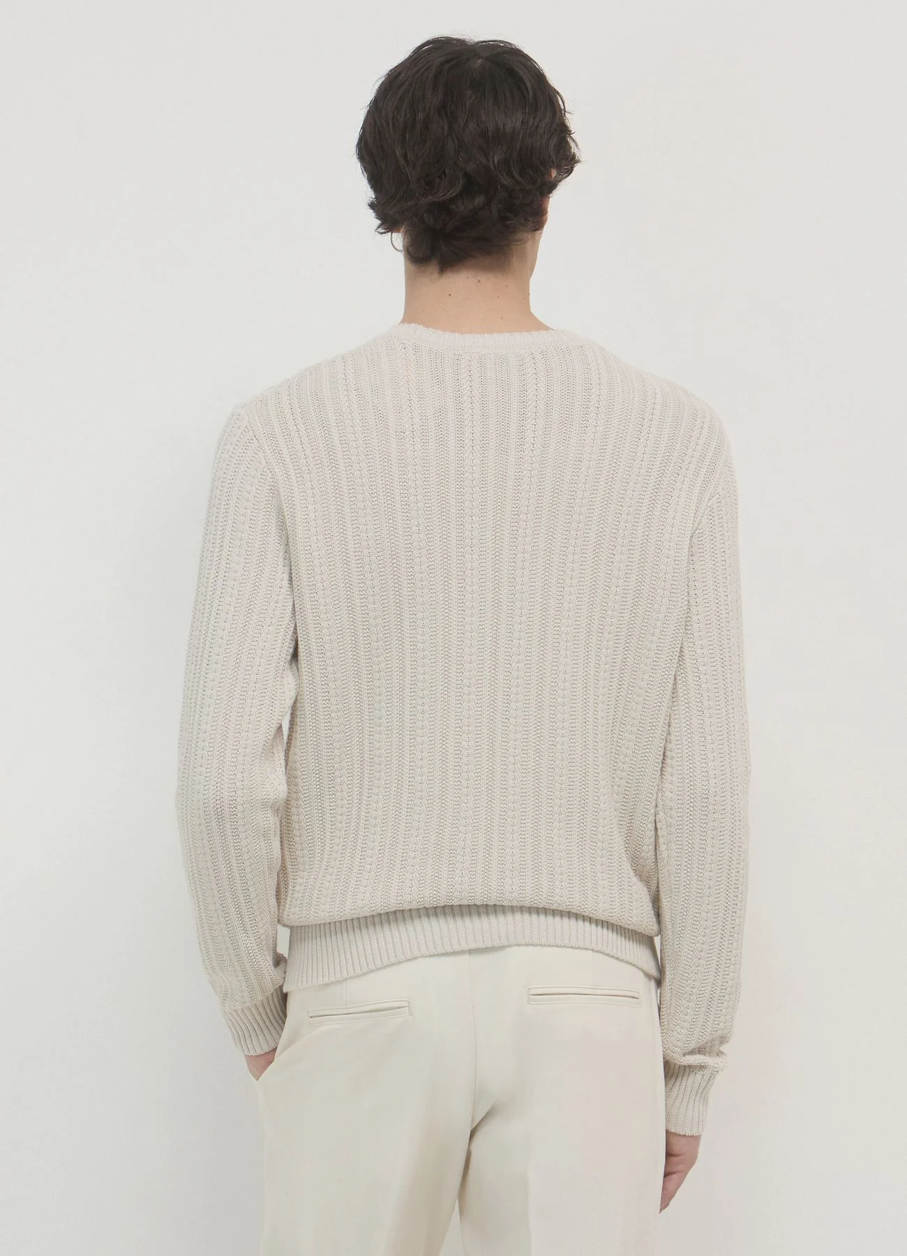 Maglia girocollo trecce - Image 4