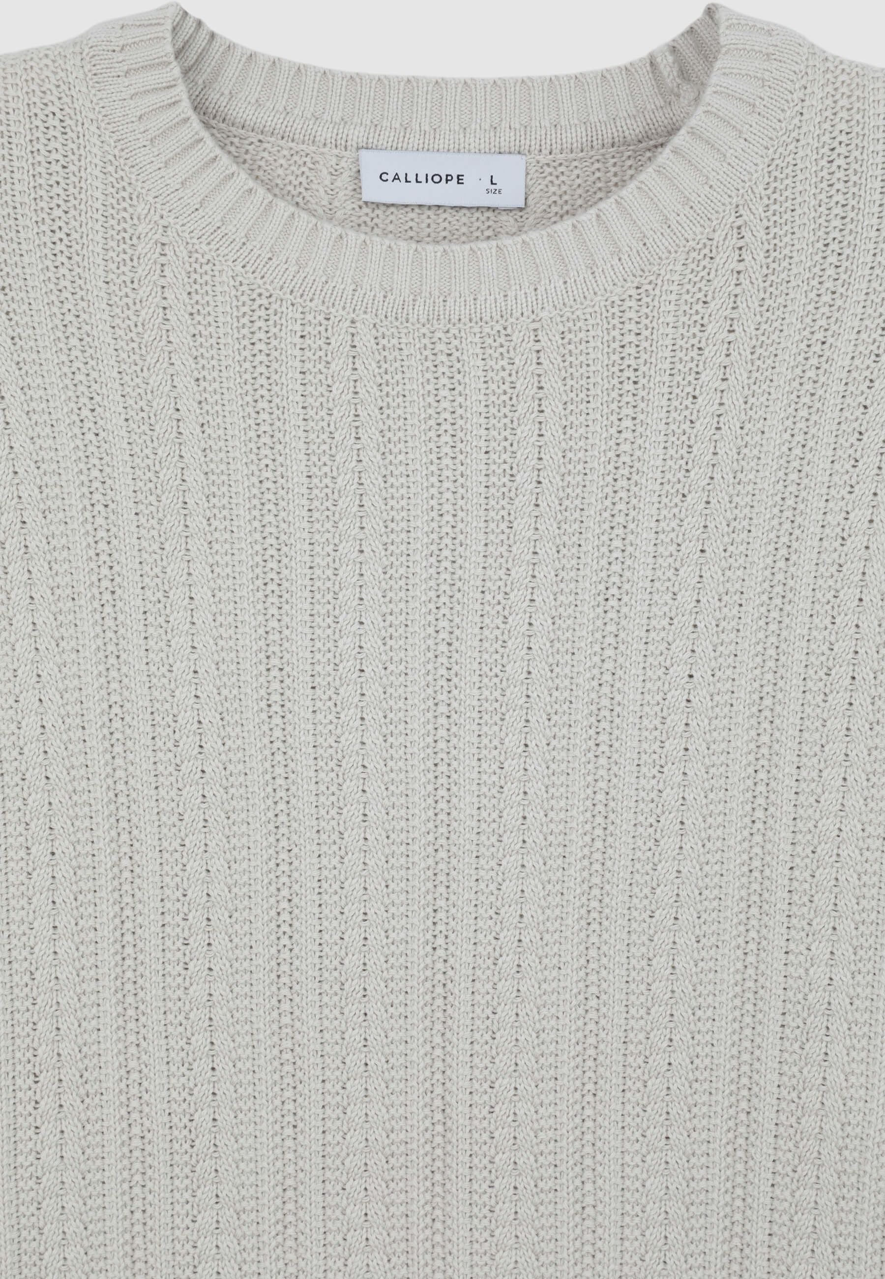 Maglia girocollo trecce - Image 6