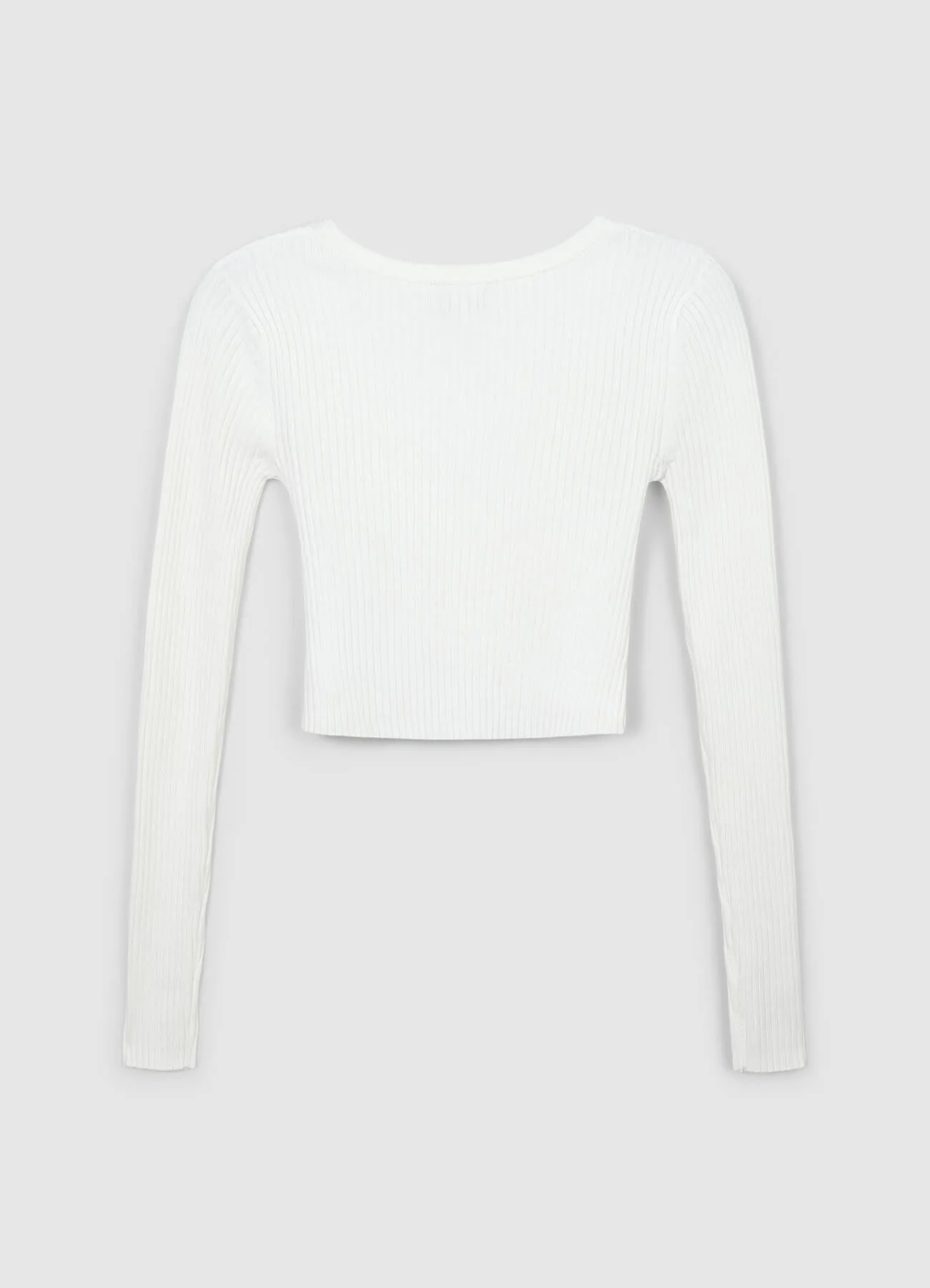 Maglia incrociata a costine - Image 6