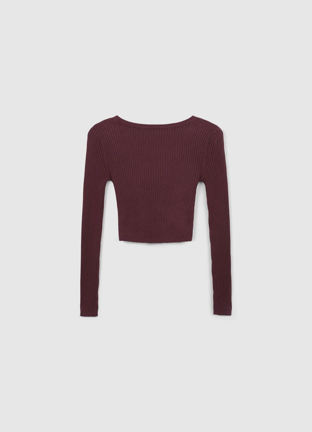 Maglia incrociata a costine - Image 4