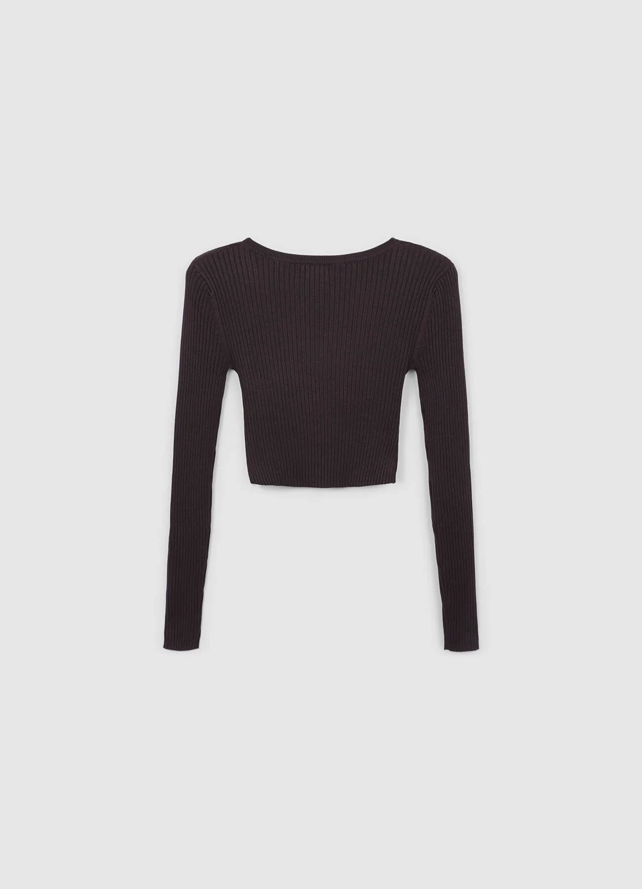 Maglia incrociata a costine - Image 6