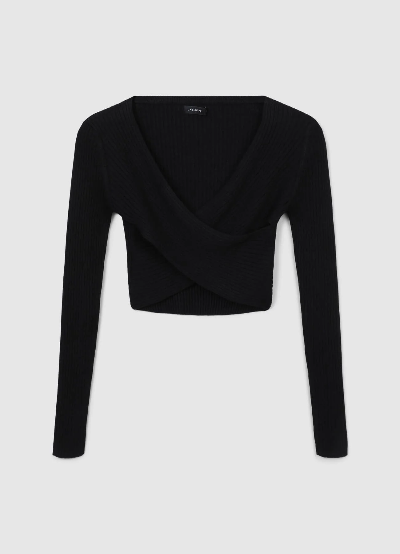 Maglia incrociata a costine - Image 5
