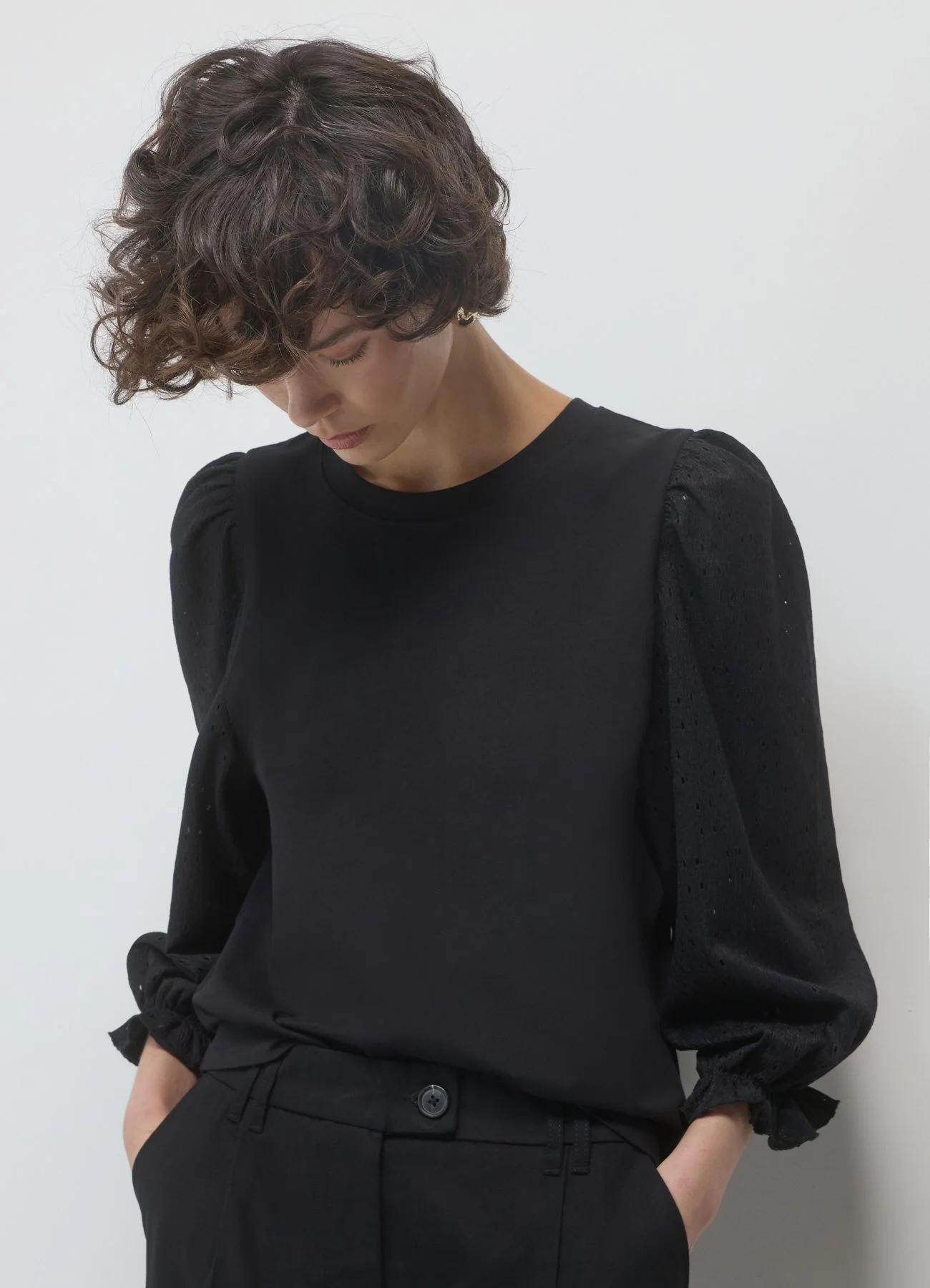 Maglia maniche traforate - Image 3