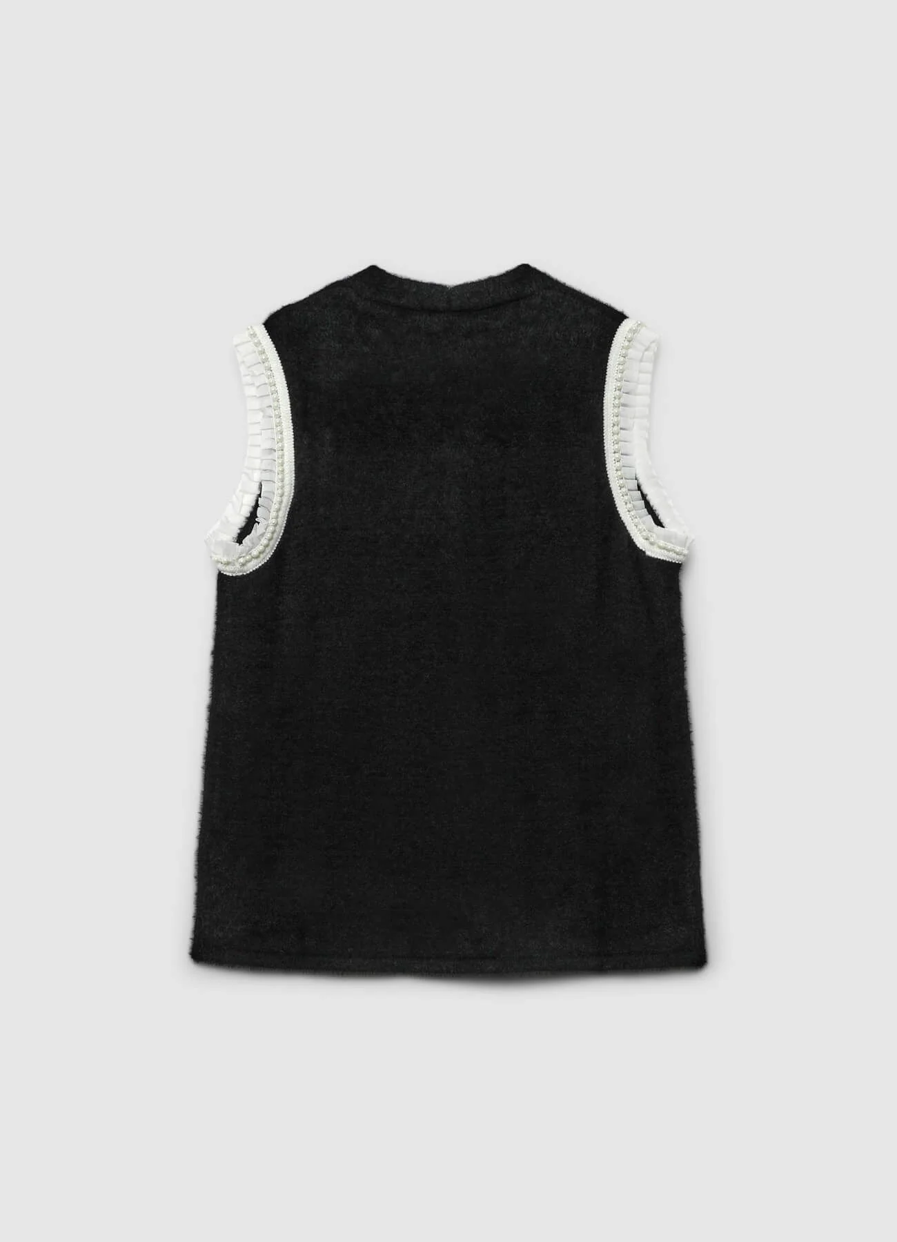 Maglia smanicata con passamaneria - Image 7