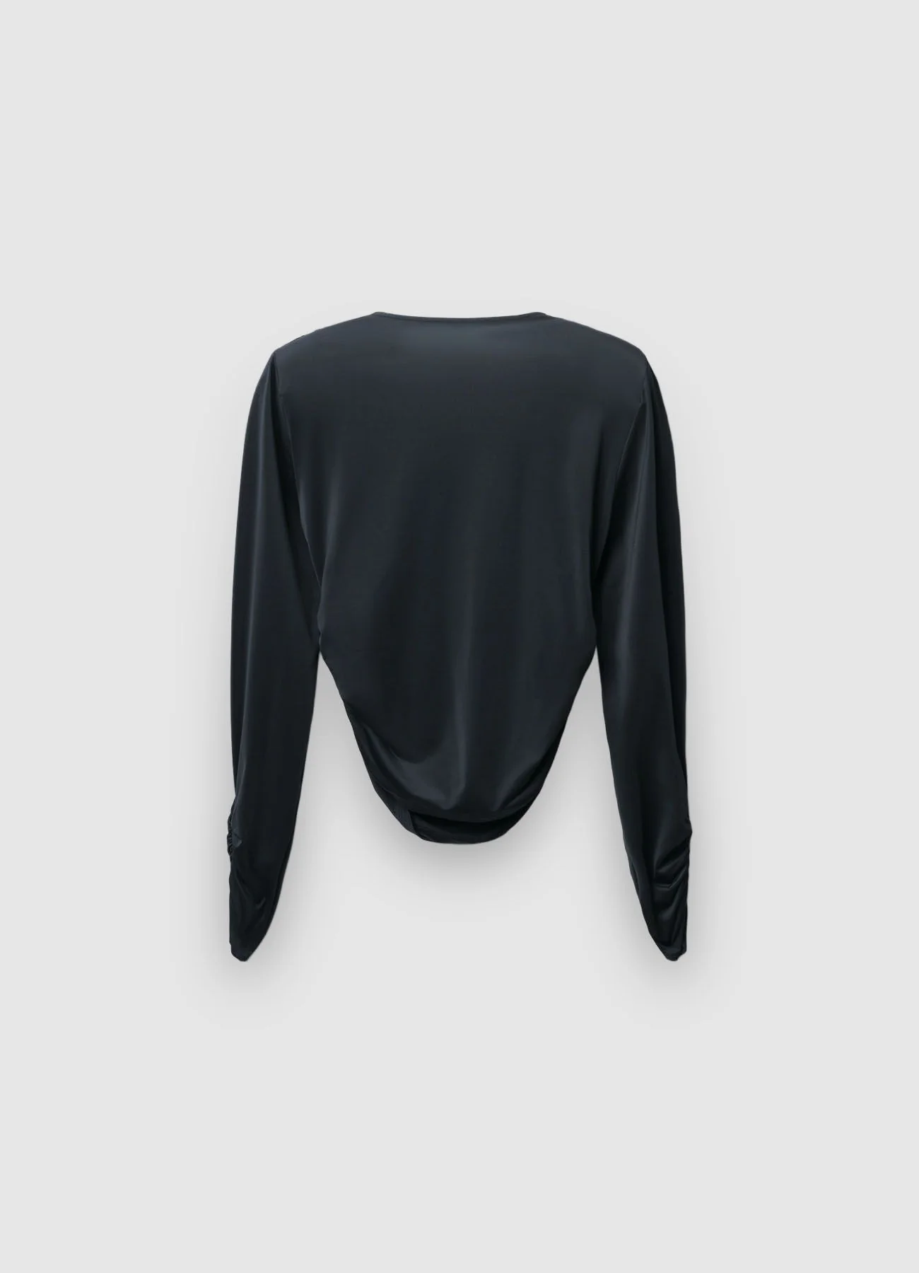 Maglietta drappeggiata con pizzo - Image 4