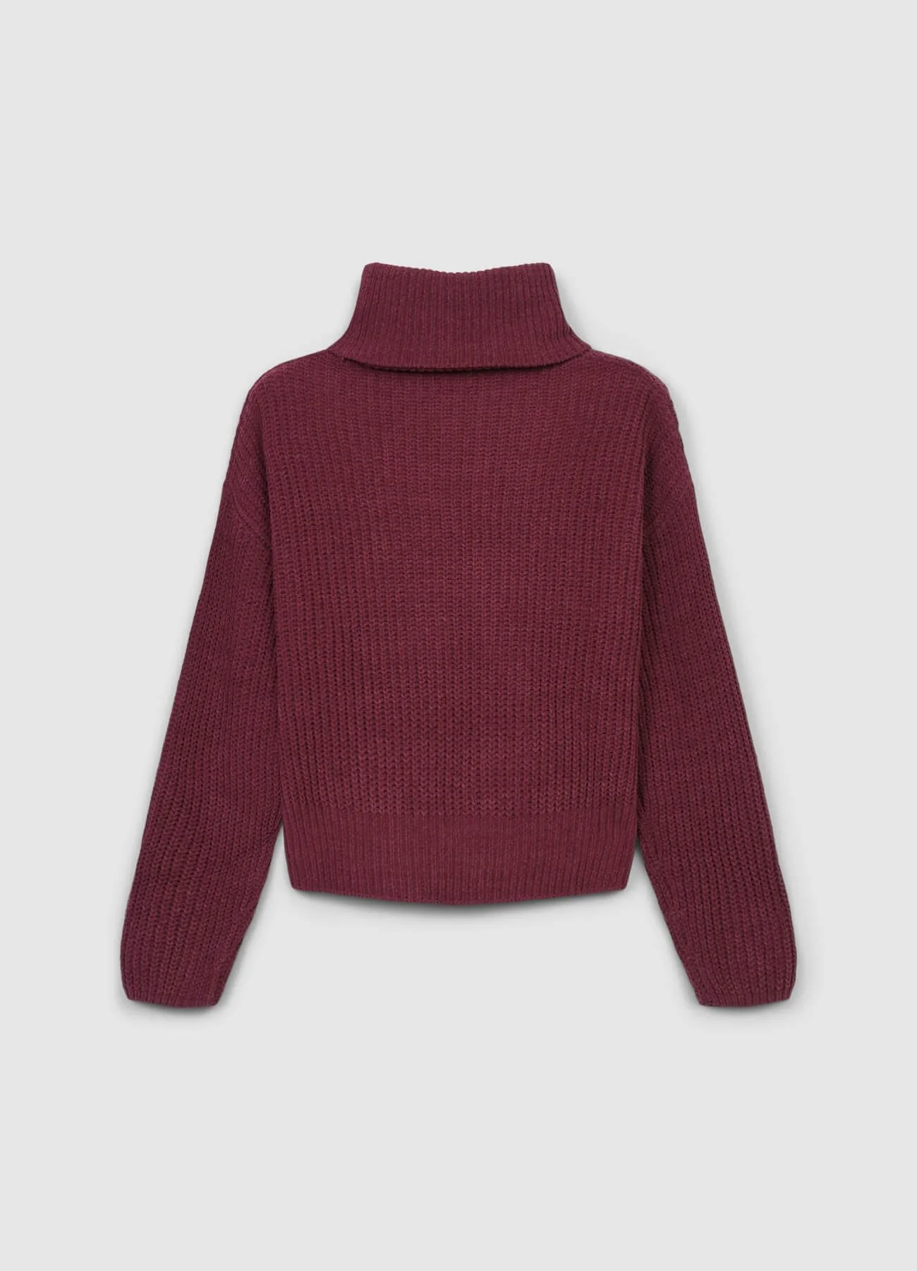 Maglione dolcevita tinta unita - Image 5
