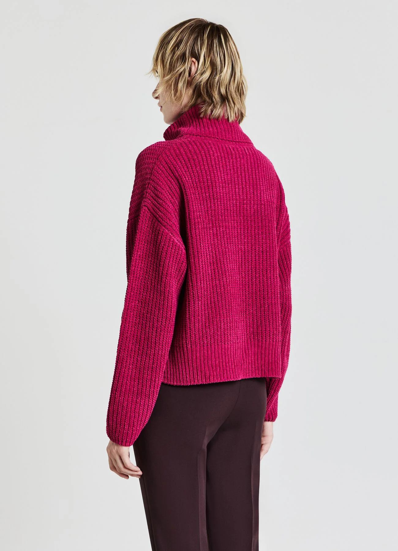 Maglione dolcevita tinta unita - Image 2