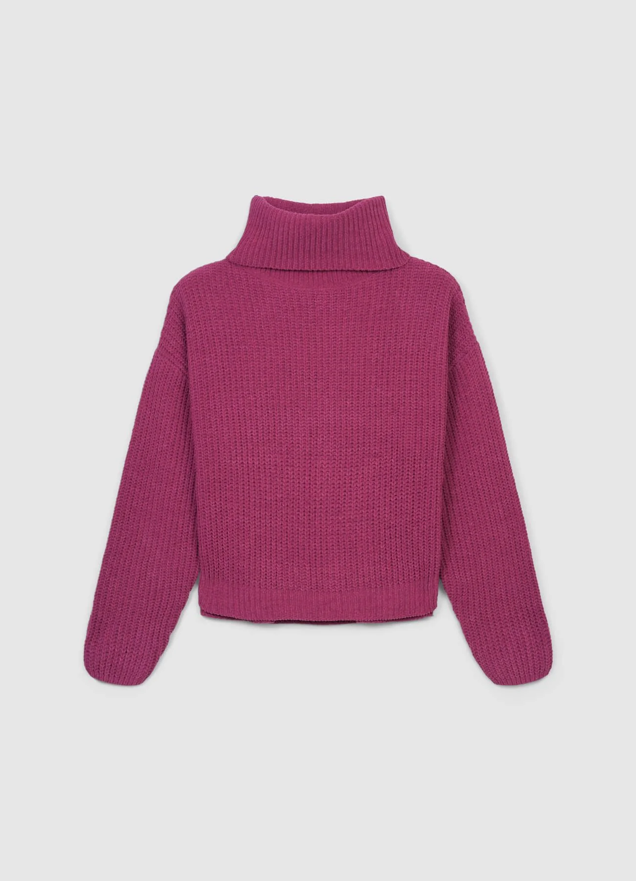 Maglione dolcevita tinta unita - Image 4