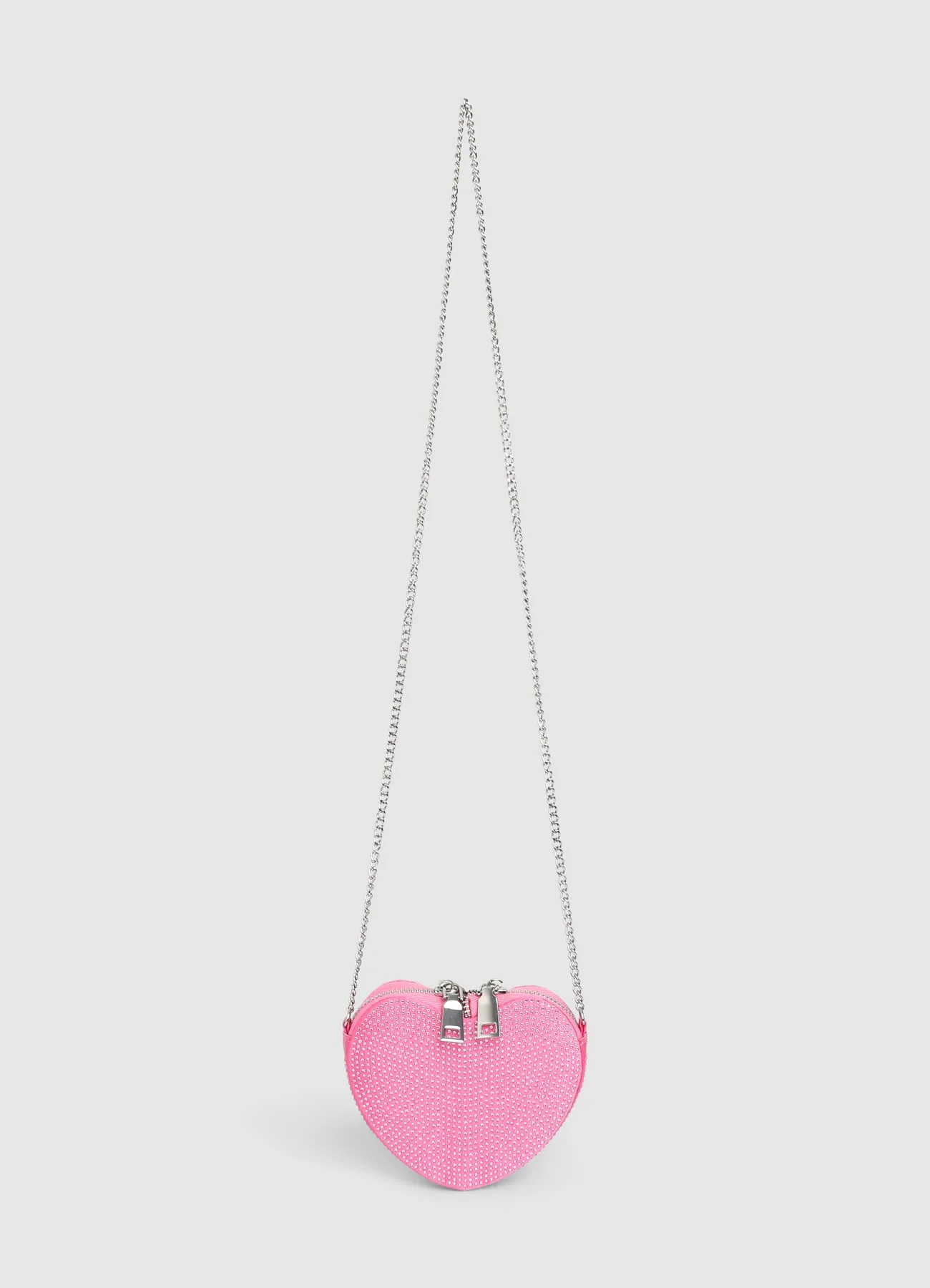 Mini bag a cuore con strass - Image 3
