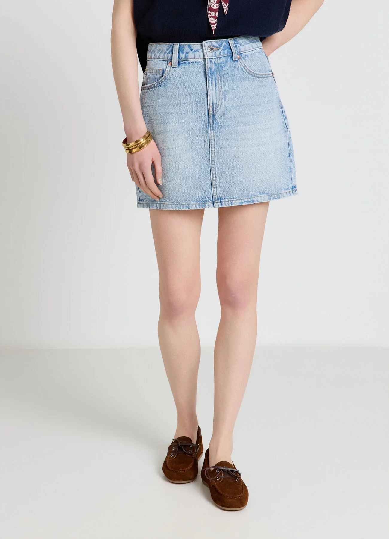 Minigonna in denim
