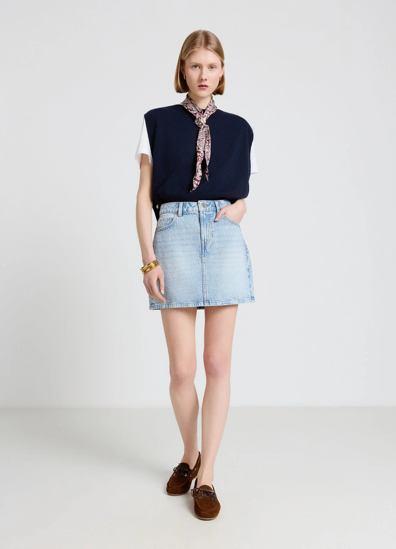Minigonna in denim - Image 3