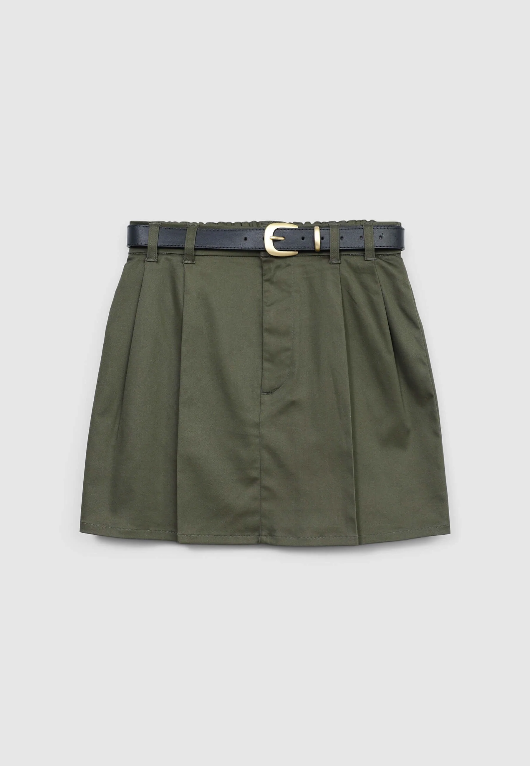Minigonna pinces con cintura - Image 4