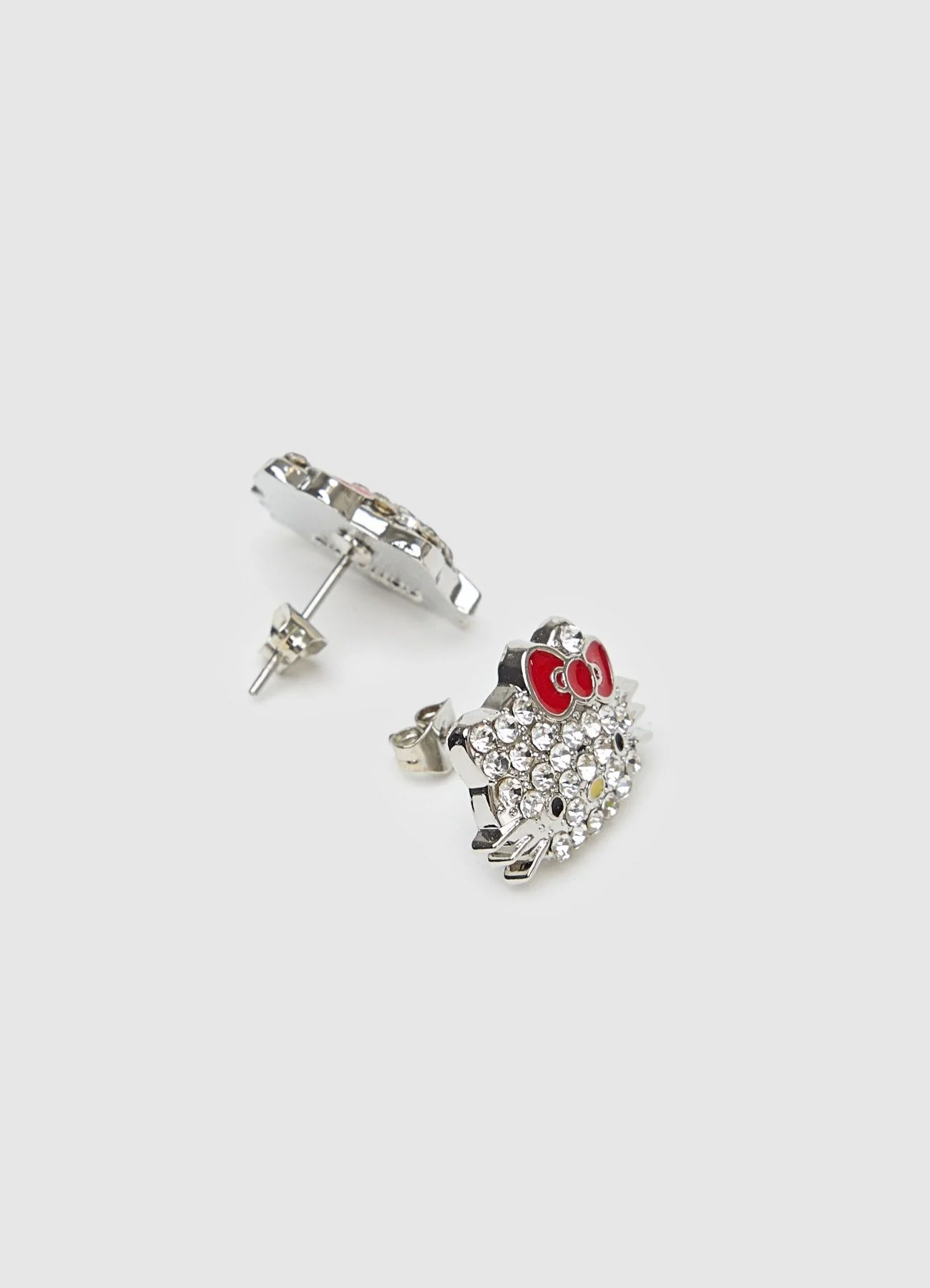 Orecchini Hello Kitty con strass - Image 3