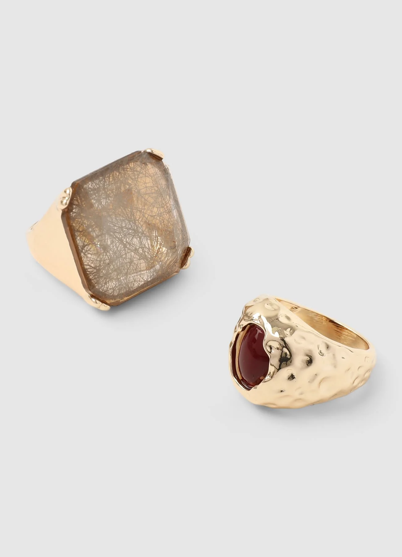 Pack 2 anelli con pietre - Image 4