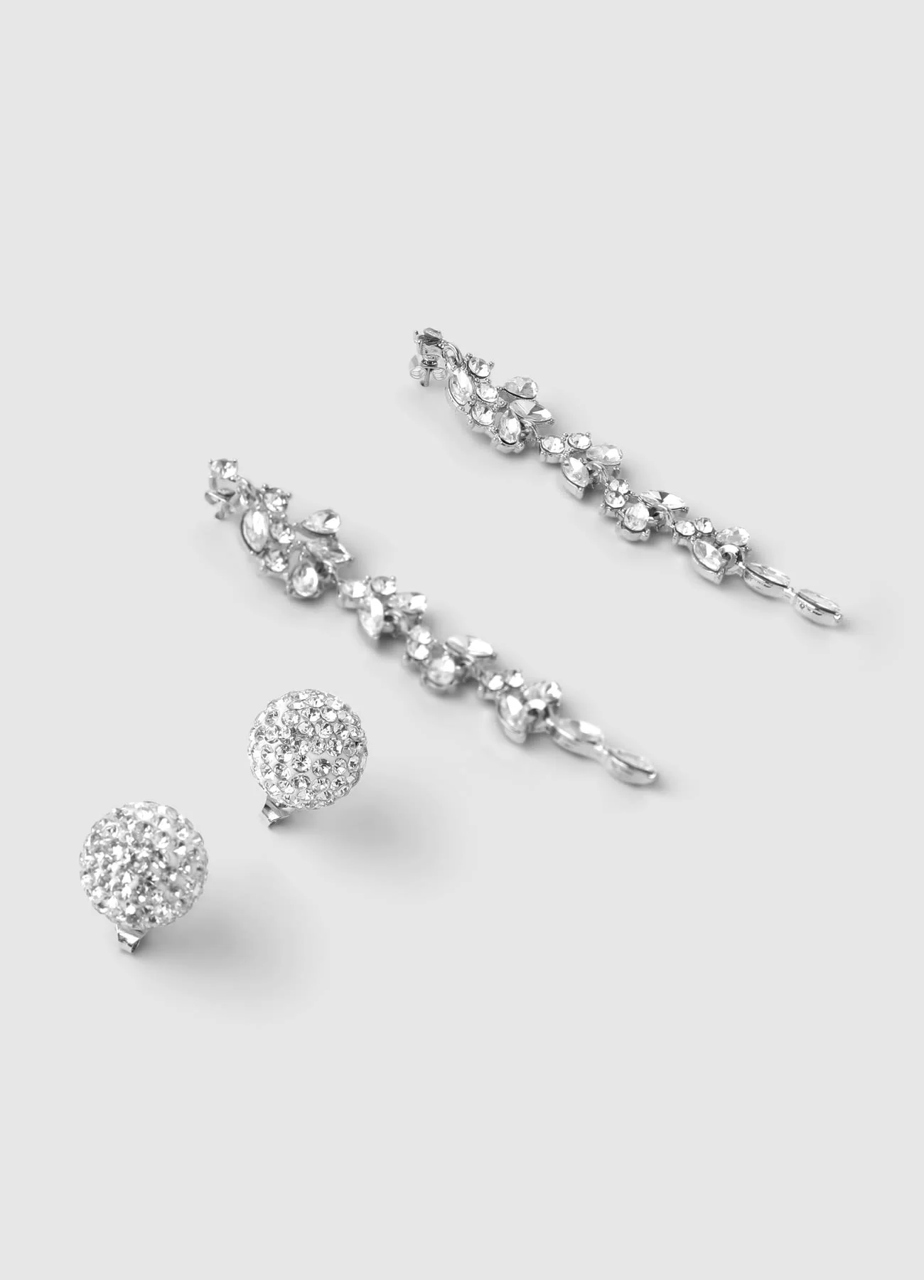 Pack 2 orecchini con strass - Image 2