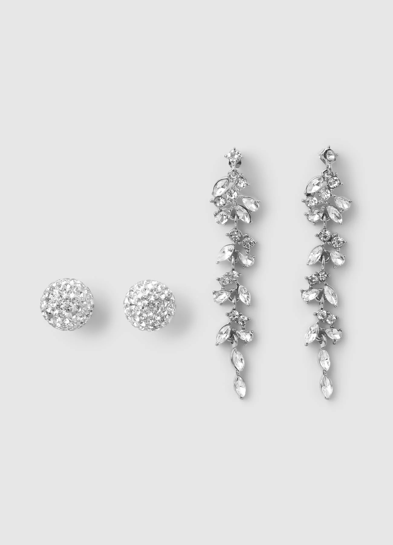 Pack 2 orecchini con strass - Image 3