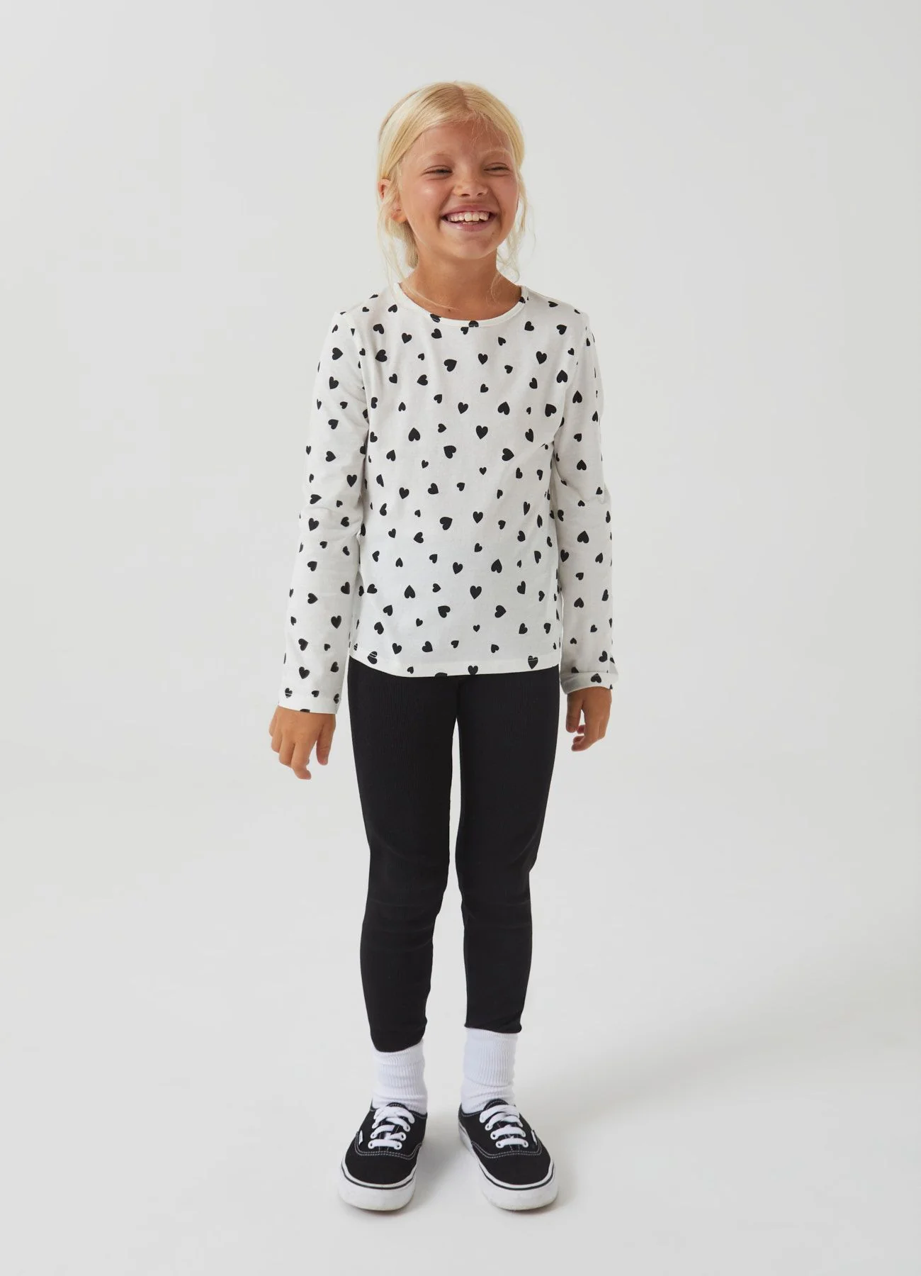 Pack 3 leggings tinta unita e fantasia - Image 5