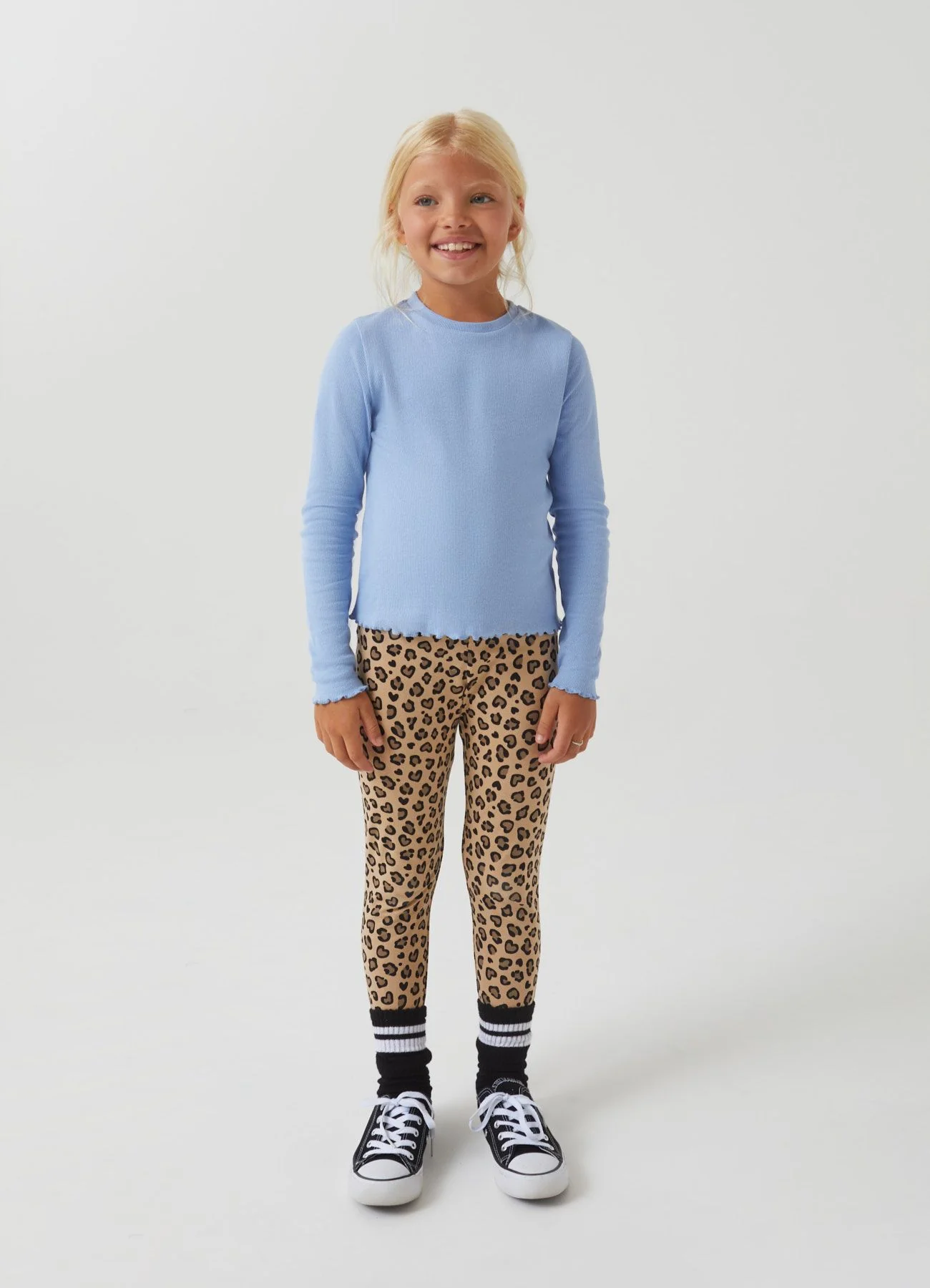 Pack 3 leggings tinta unita e fantasia - Image 6