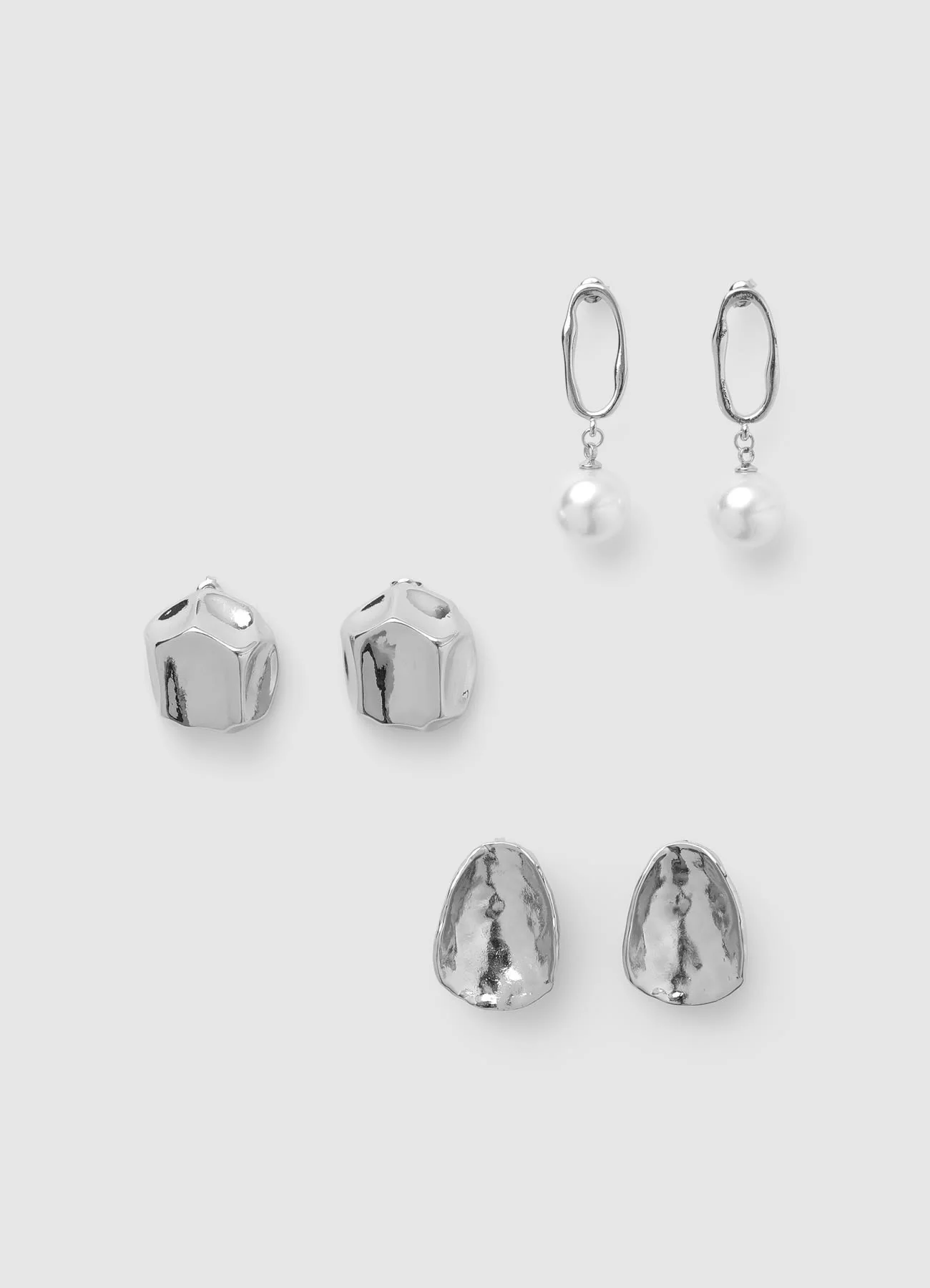 Pack 3 orecchini bold - Image 2