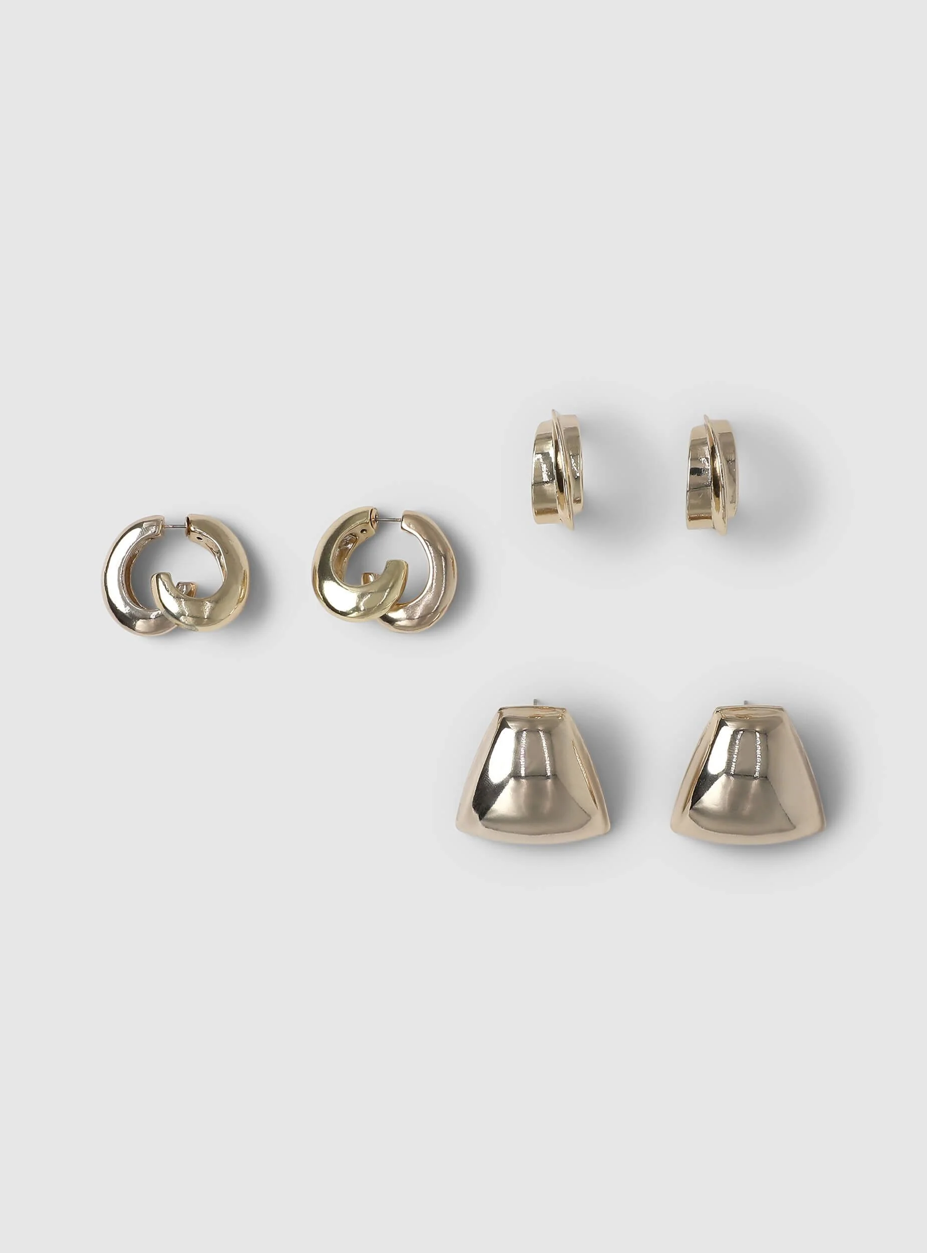 Pack 3 orecchini bold - Image 2