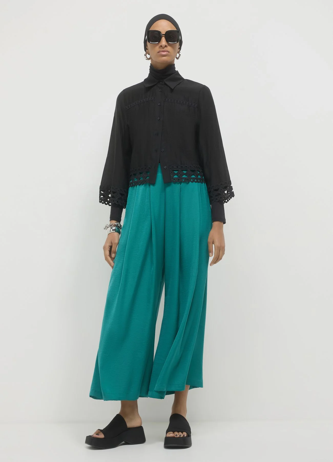 Pantagonna in simil satin