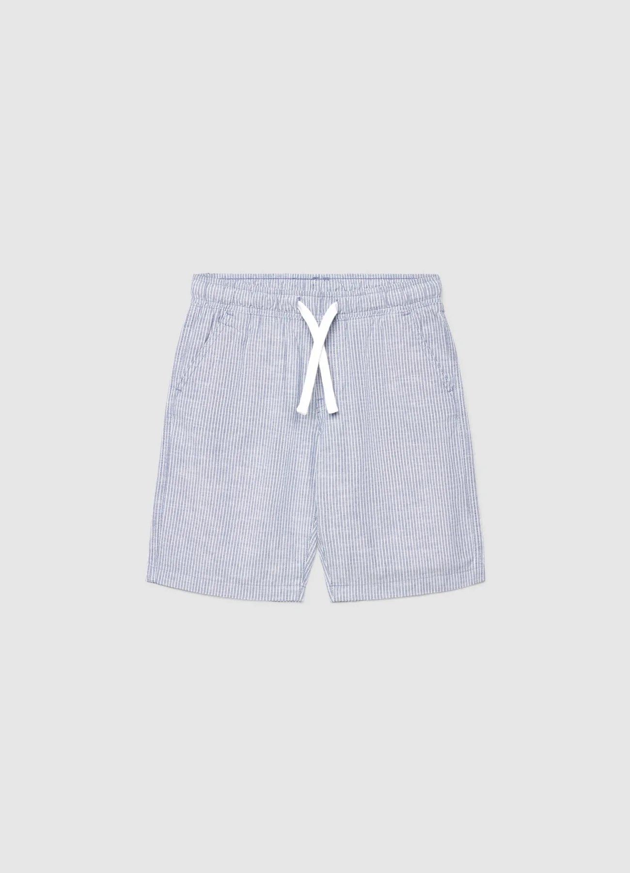 Pantaloncini a righe con coulisse - Image 3