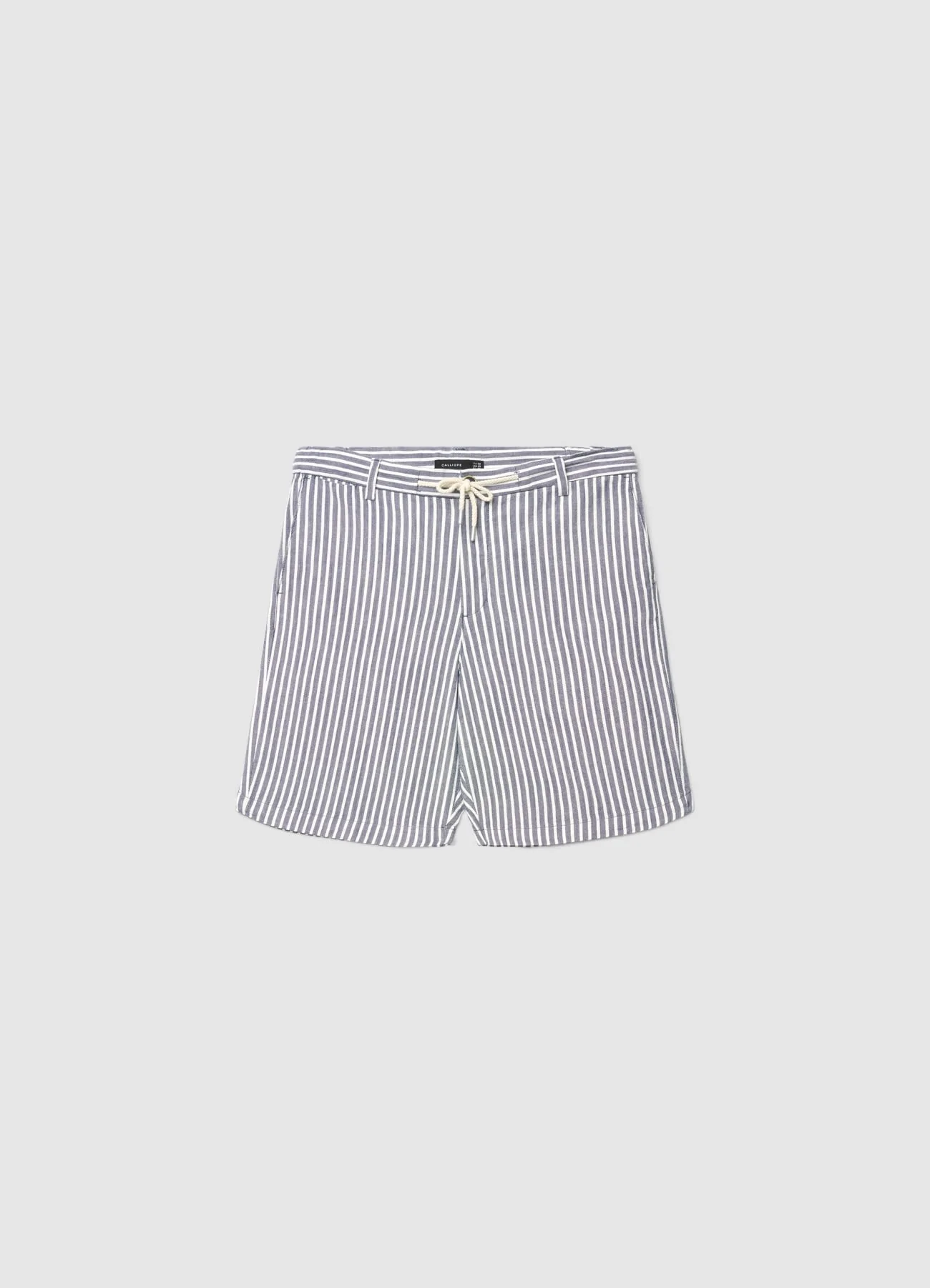 Pantaloncini bermuda a righe con coulisse - Image 4
