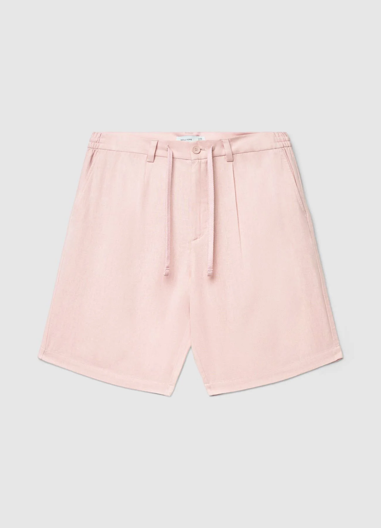 Pantaloncini bermuda con coulisse in misto lino - Image 6