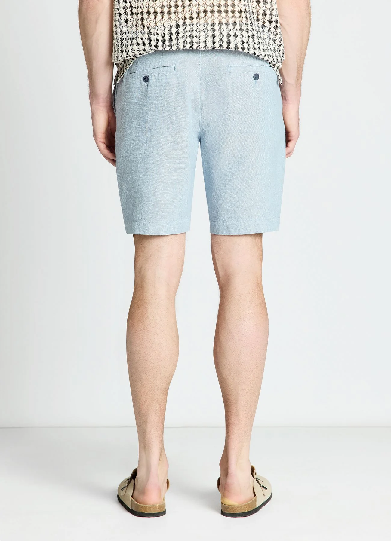 Pantaloncini bermuda misto lino - Image 3