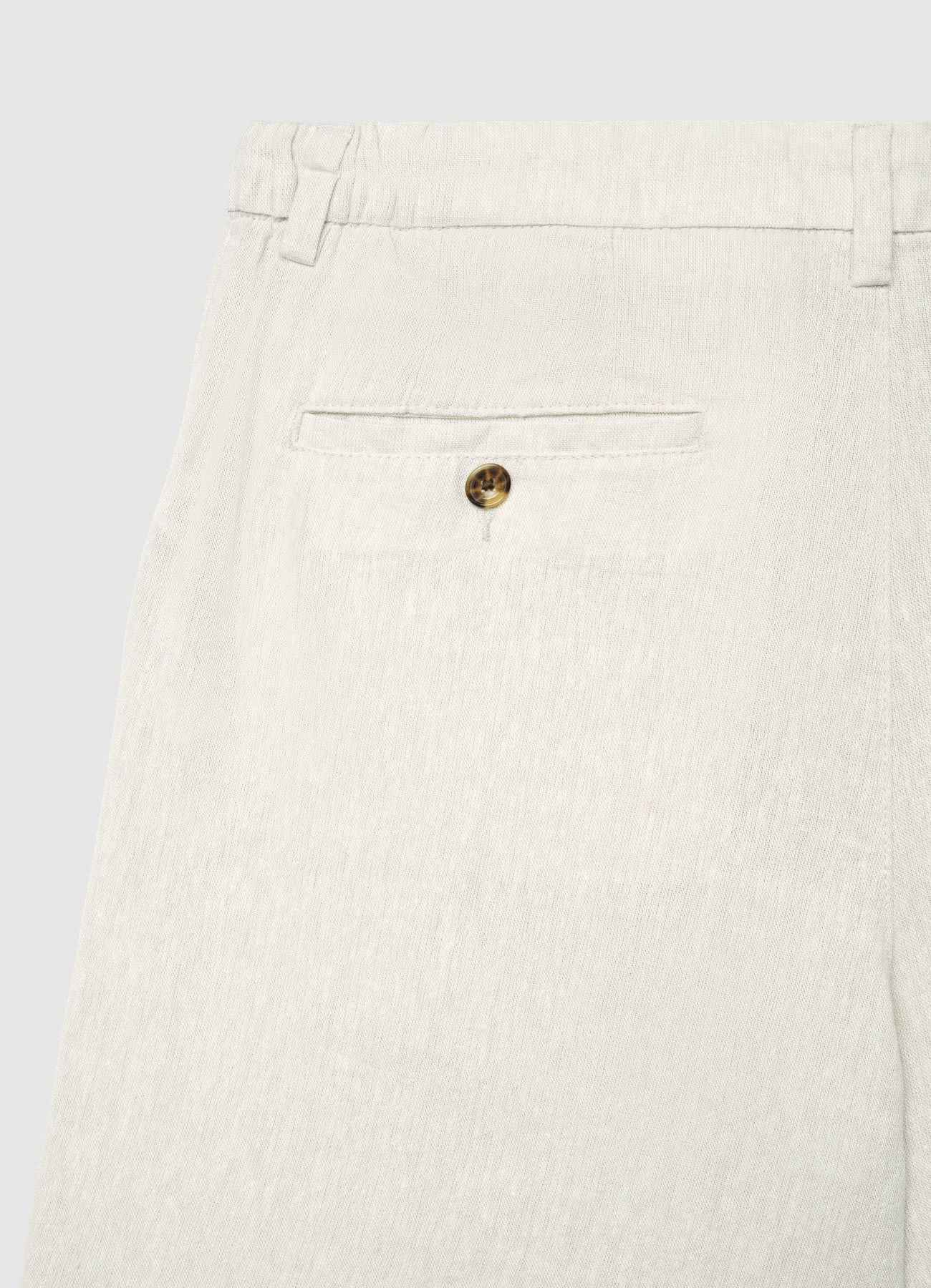 Pantaloncini bermuda misto lino - Image 6