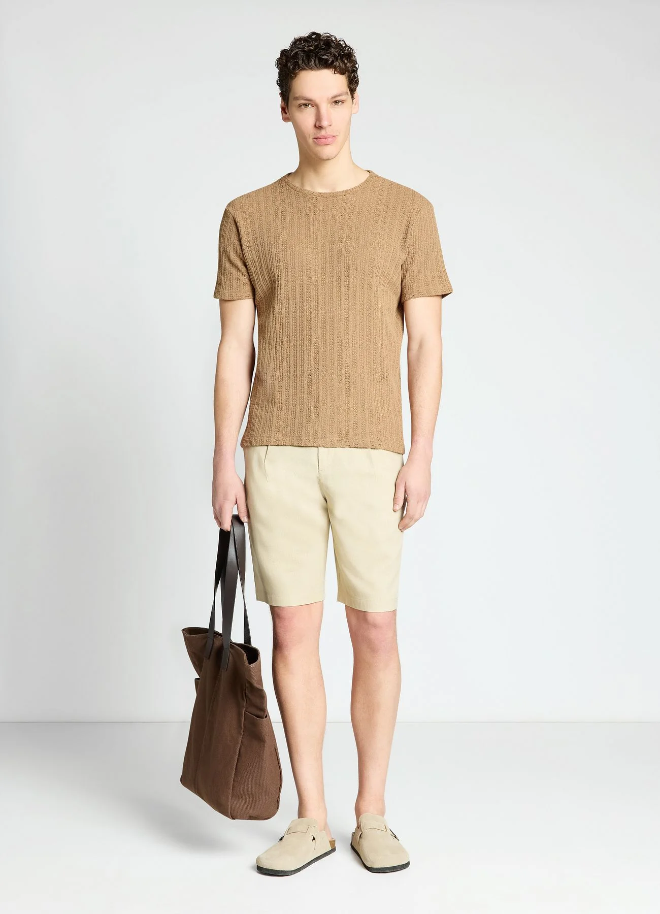 Pantaloncini bermuda misto lino - Image 2