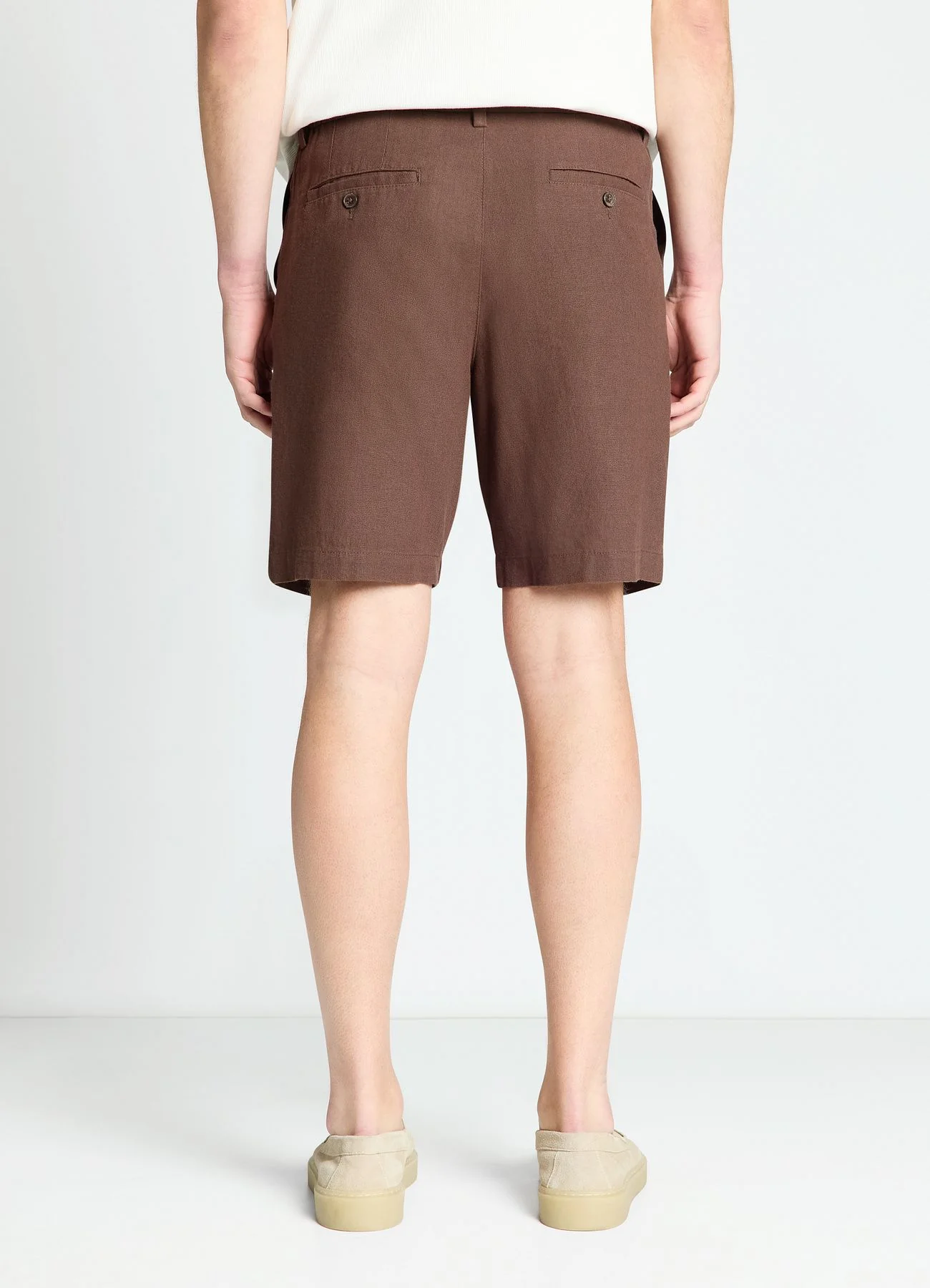 Pantaloncini bermuda misto lino