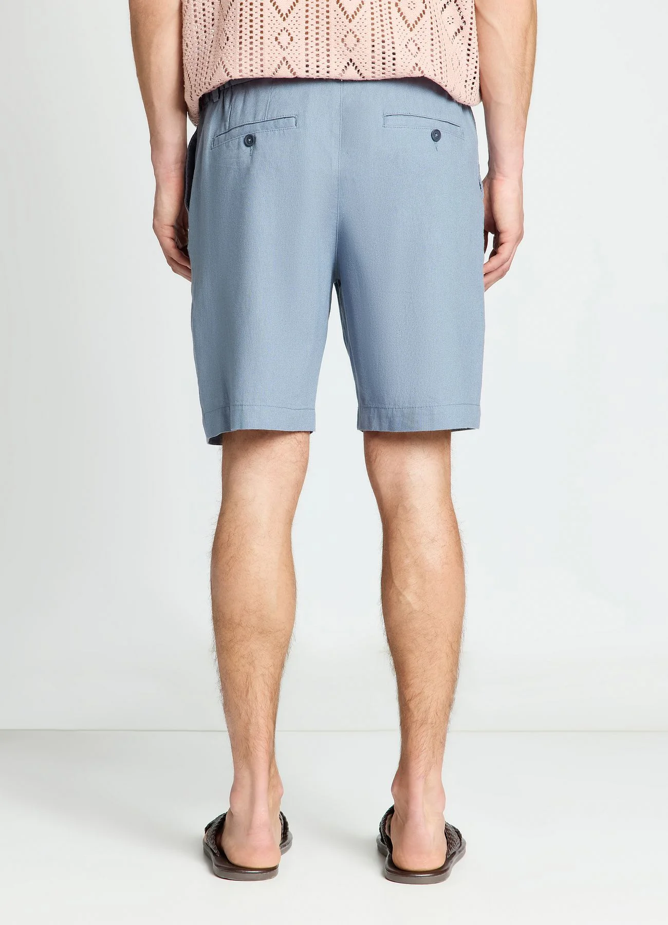 Pantaloncini bermuda misto lino - Image 3