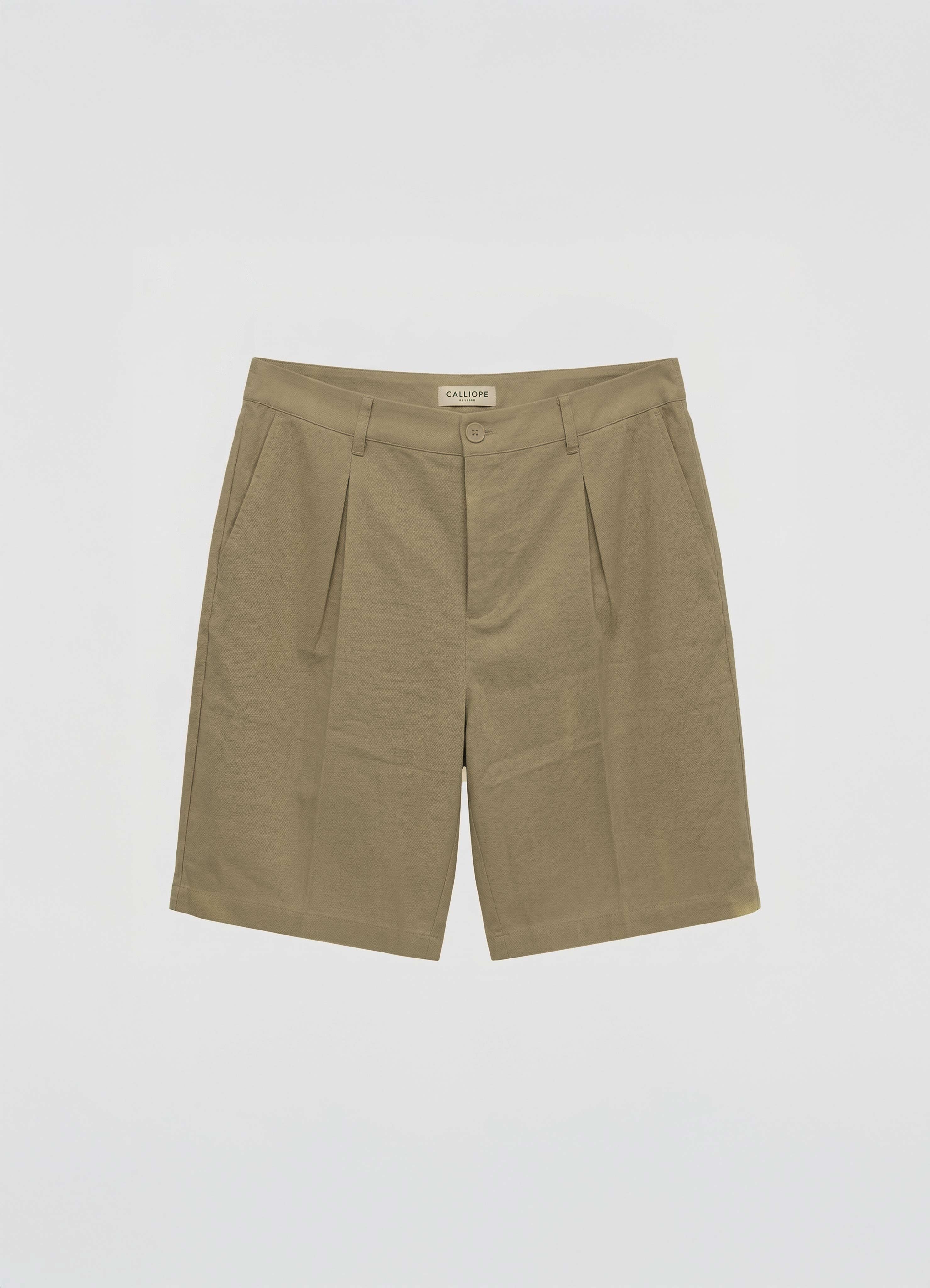 Pantaloncini bermuda misto lino - Image 3